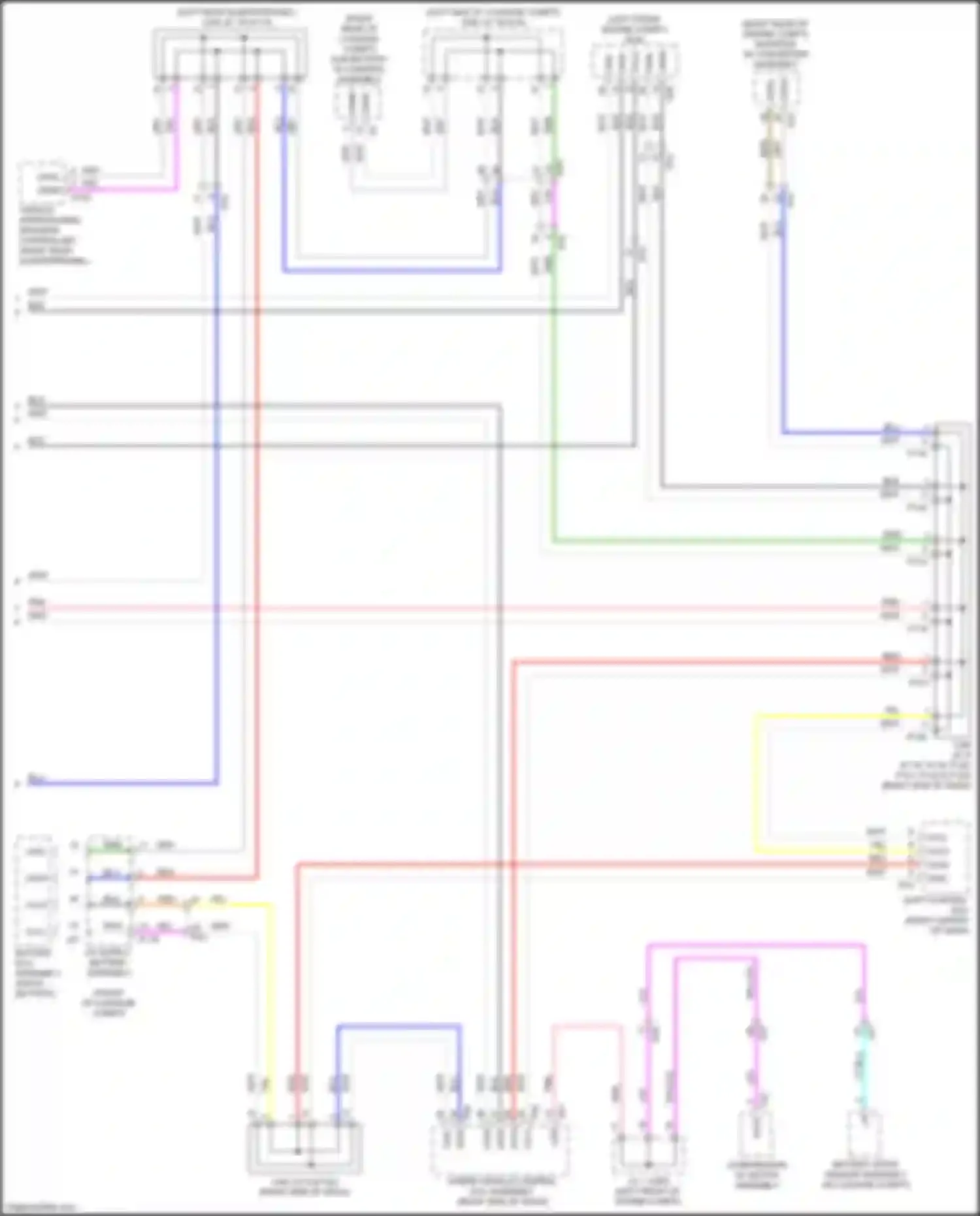Wiring diagram battery state sensor assembly for Lexus LC I (2016-2024) (3 of 5)