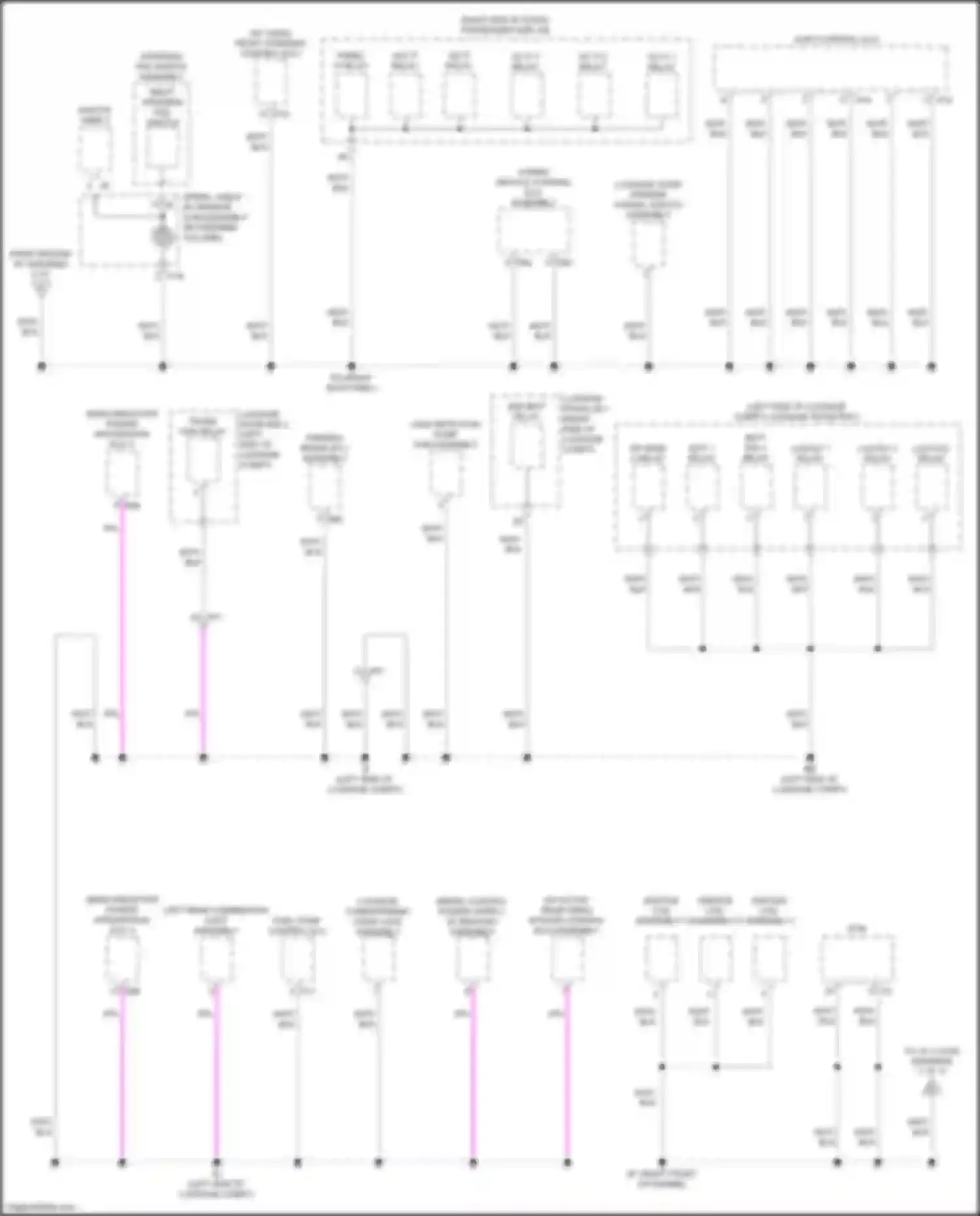Wiring diagram brake control power supply w/ bracket assembly for Lexus LC I (2016-2024) (3 of 5)