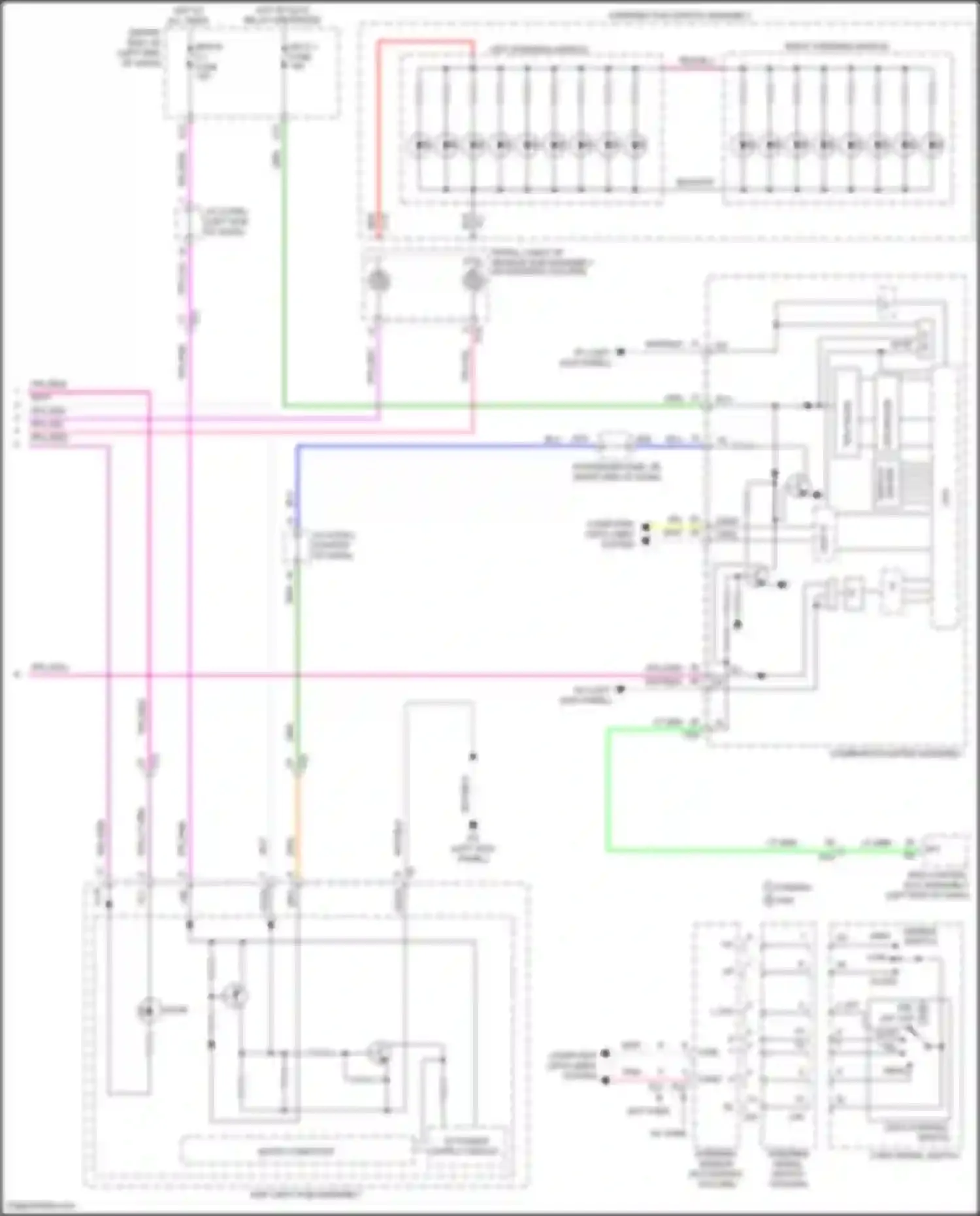 Wiring diagram combination meter assembly for Lexus LC I (2016-2024) (23 of 37)