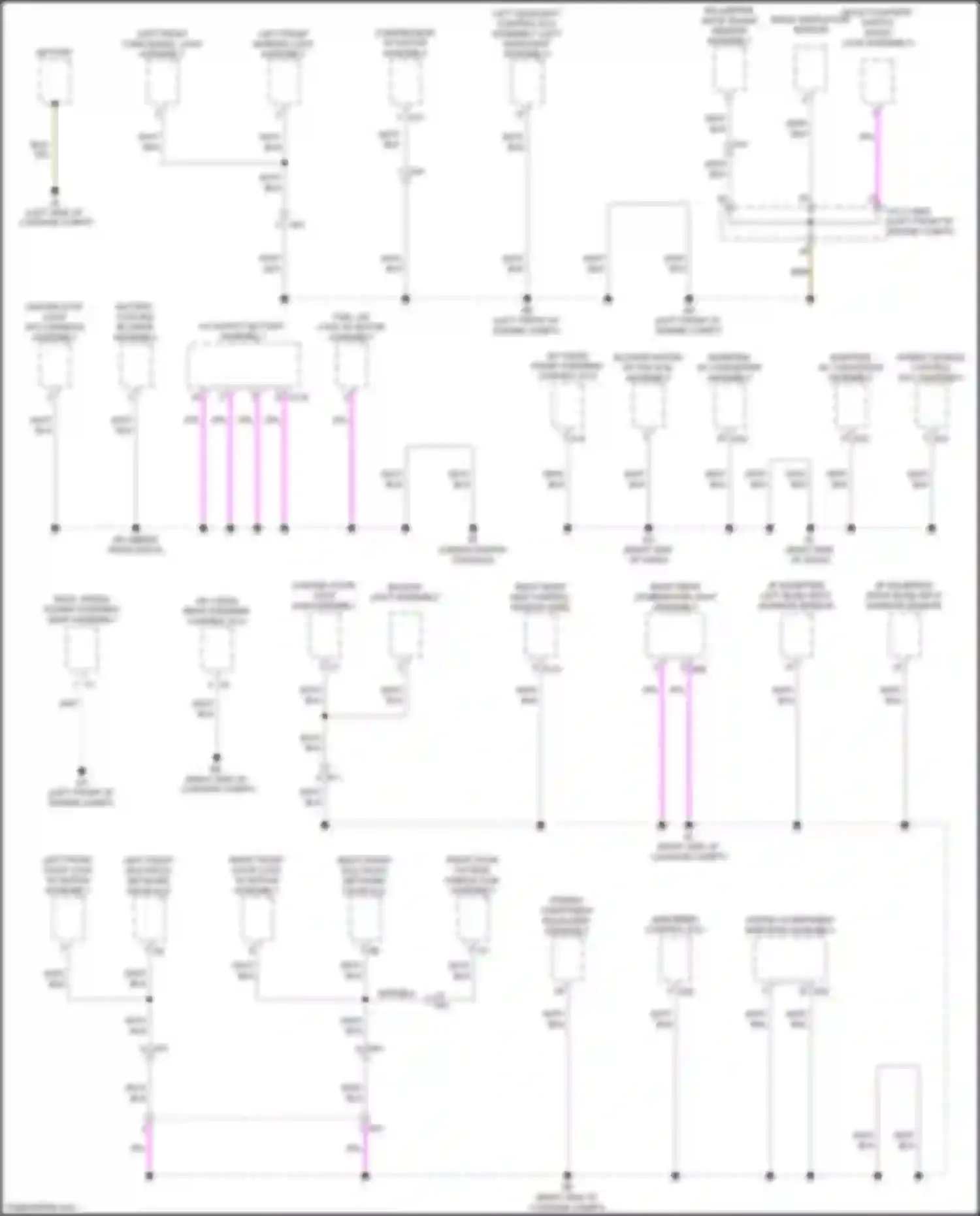 Wiring diagram compressor w/ motor assembly for Lexus LC I (2016-2024) (3 of 4)