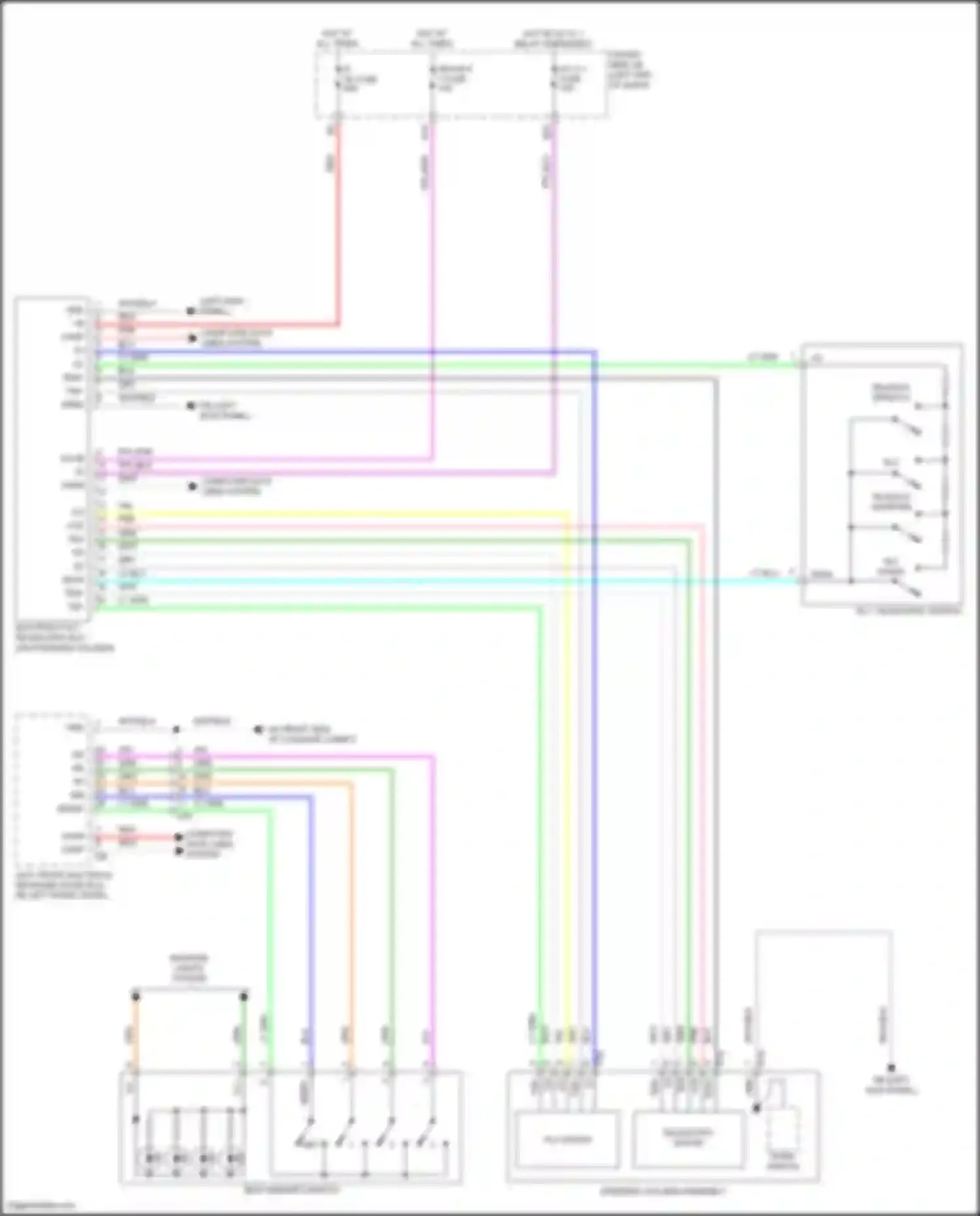 Wiring diagram computer data lines system for Lexus LC I (2016-2024) (7 of 100)