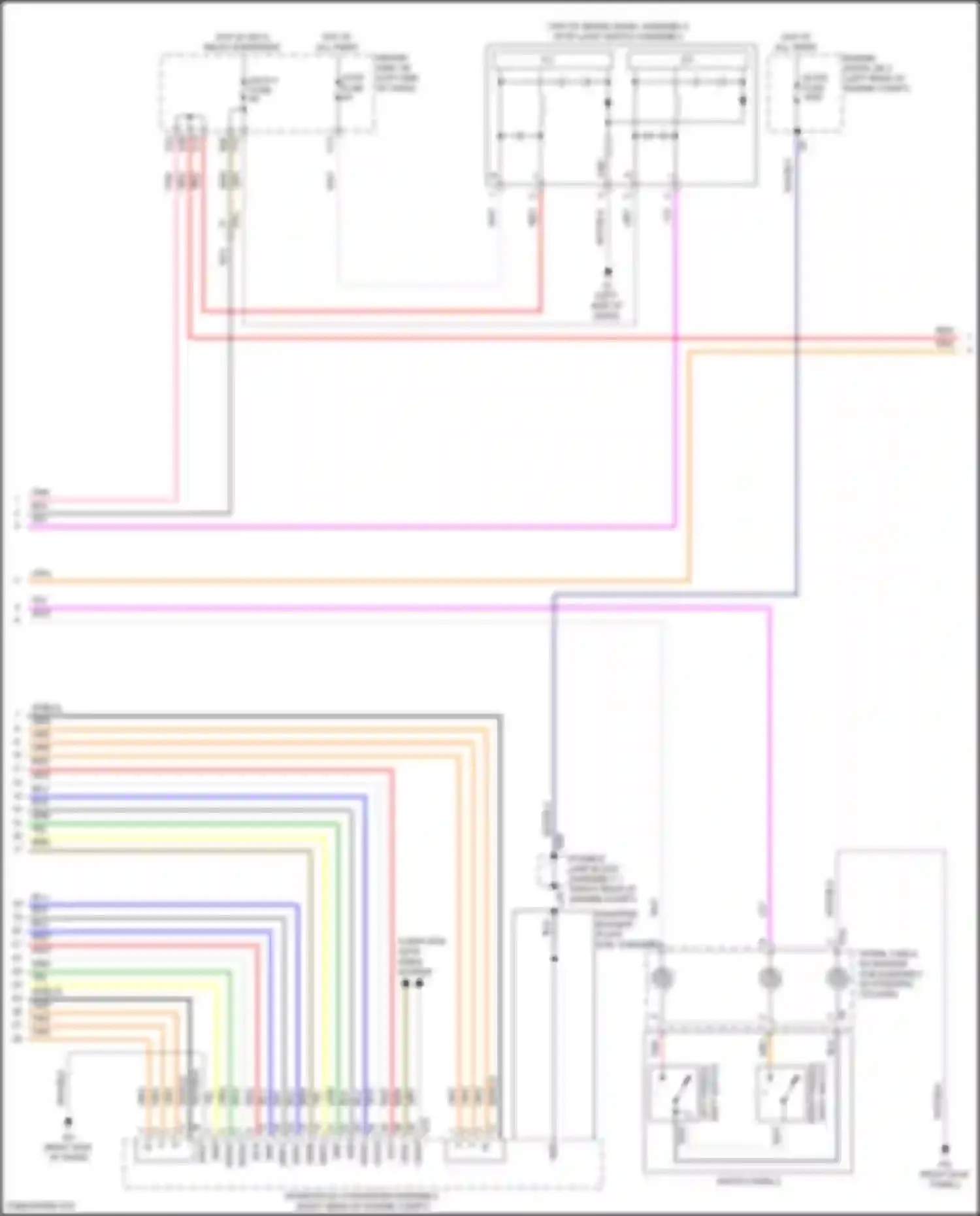 Wiring diagram dc/dc fuse for Lexus LC I (2016-2024) (2 of 3)