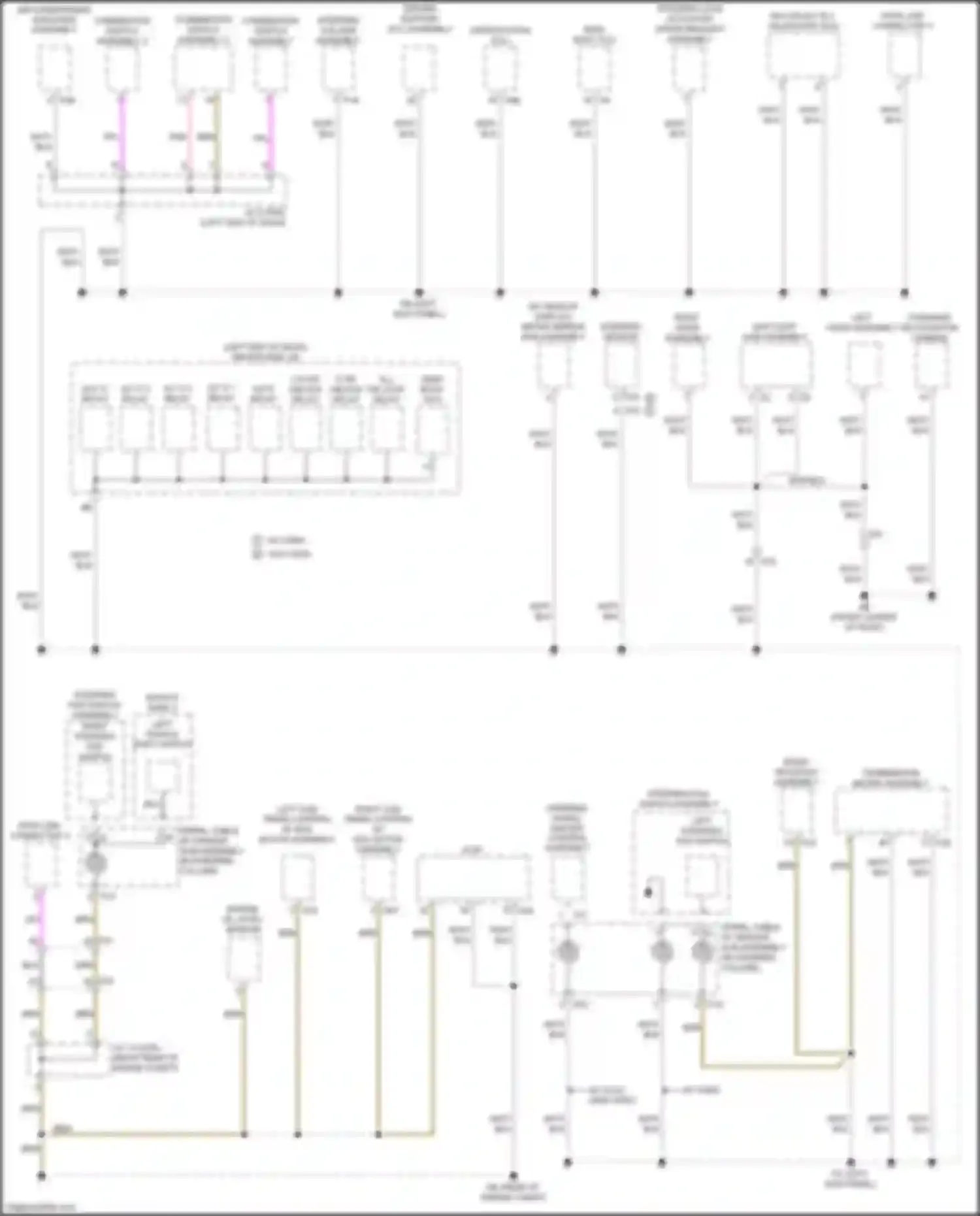Wiring diagram driving support ecu assembly for Lexus LC I (2016-2024) (3 of 6)