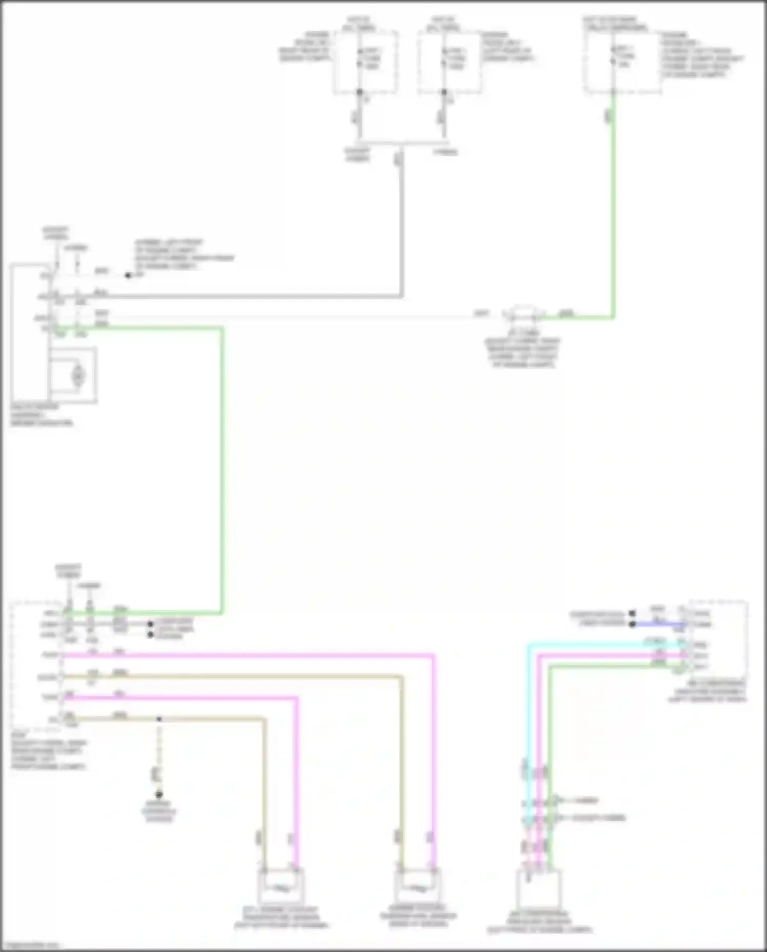 Wiring diagram e.f.i. engine coolant temperature sensor for Lexus LC I (2016-2024) (1 of 2)