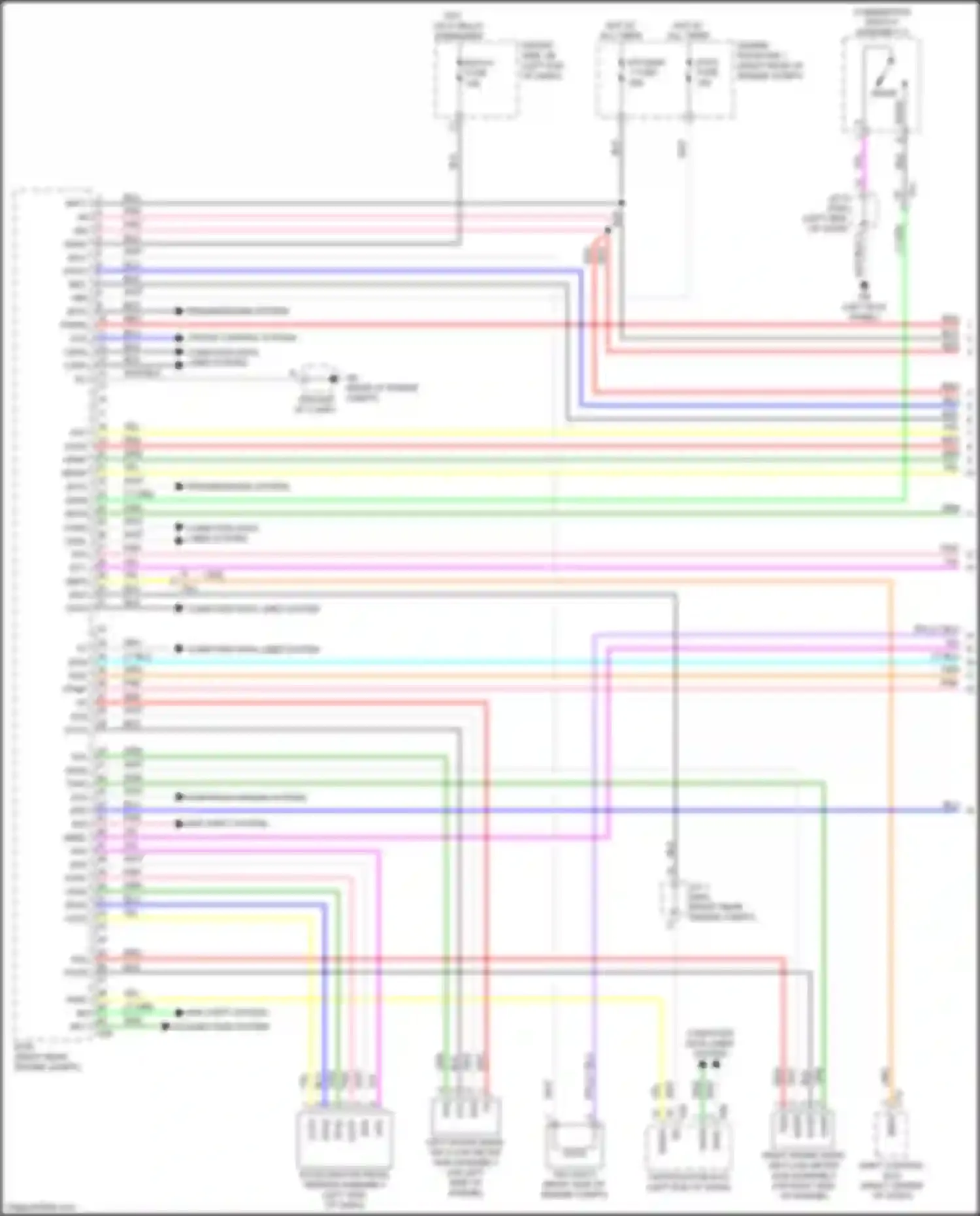 Wiring diagram efi- main 1 fuse for Lexus LC I (2016-2024) (4 of 4)