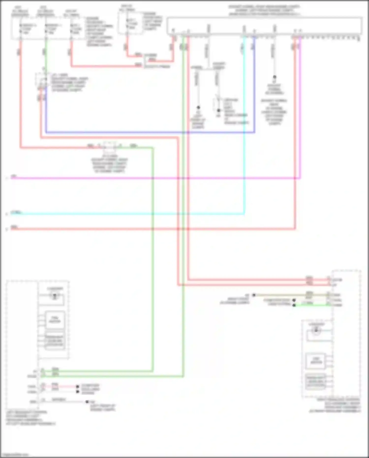 Wiring diagram engine room r/b 1 for Lexus LC I (2016-2024) (5 of 31)