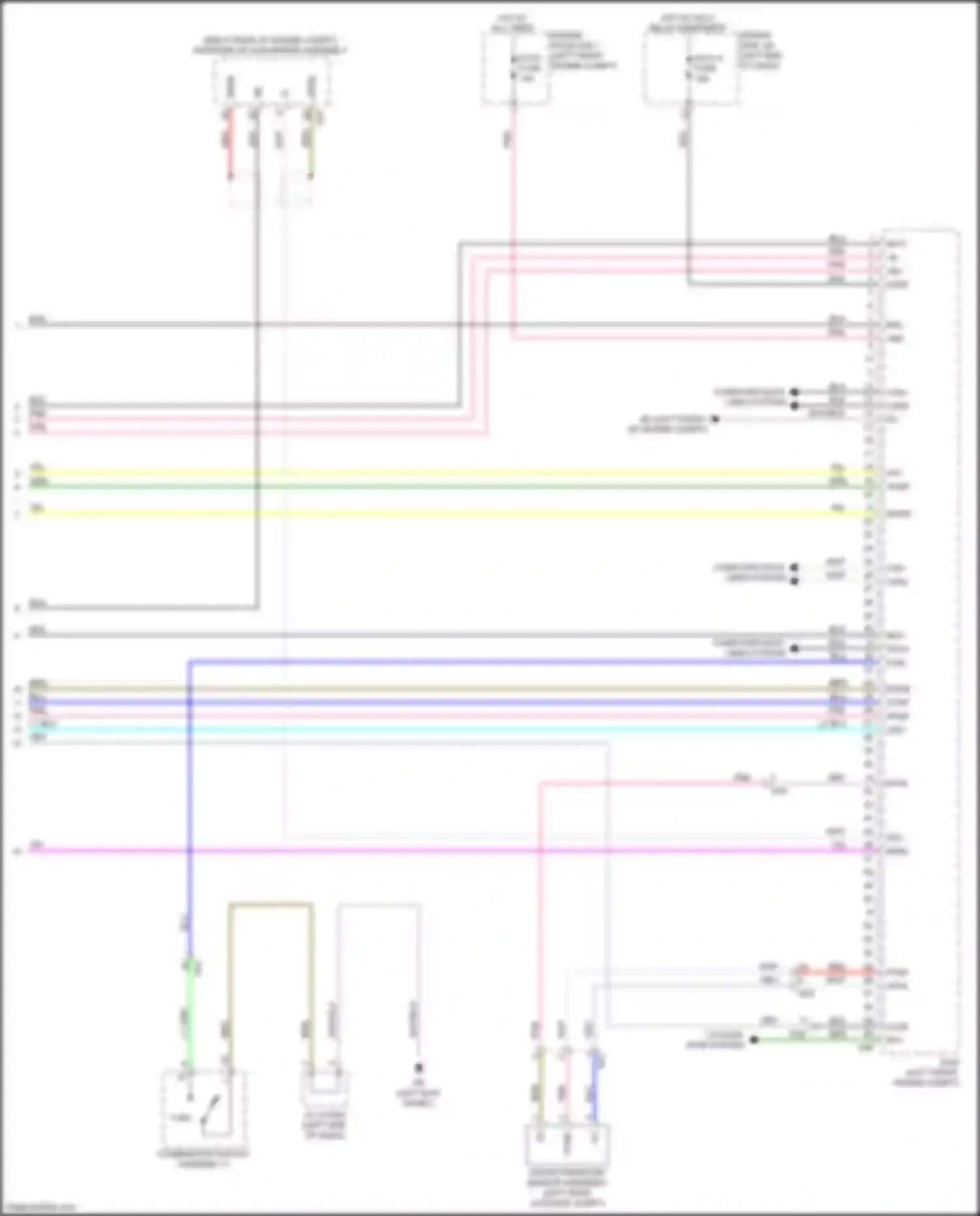 Wiring diagram engine room r/b 1 for Lexus LC I (2016-2024) (22 of 31)