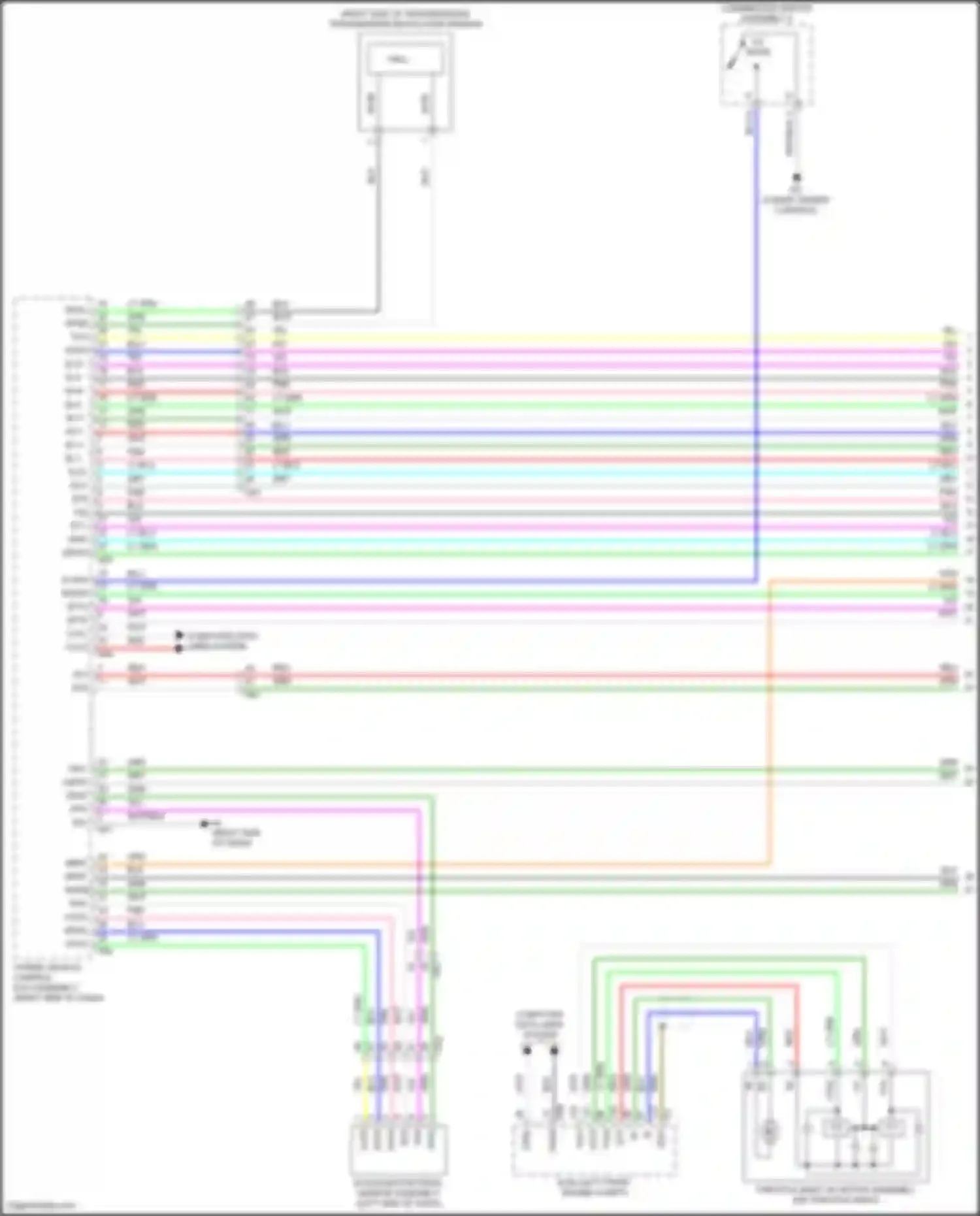 Wiring diagram ev mode for Lexus LC I (2016-2024) (1 of 2)