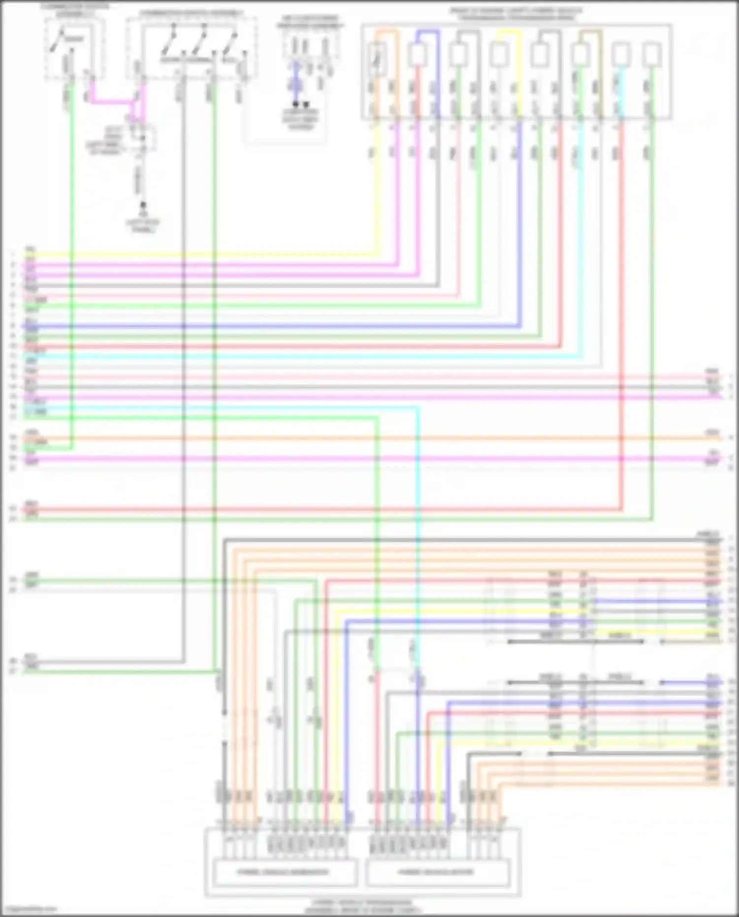 Wiring diagram hybrid vehicle generator for Lexus LC I (2016-2024) (1 of 2)