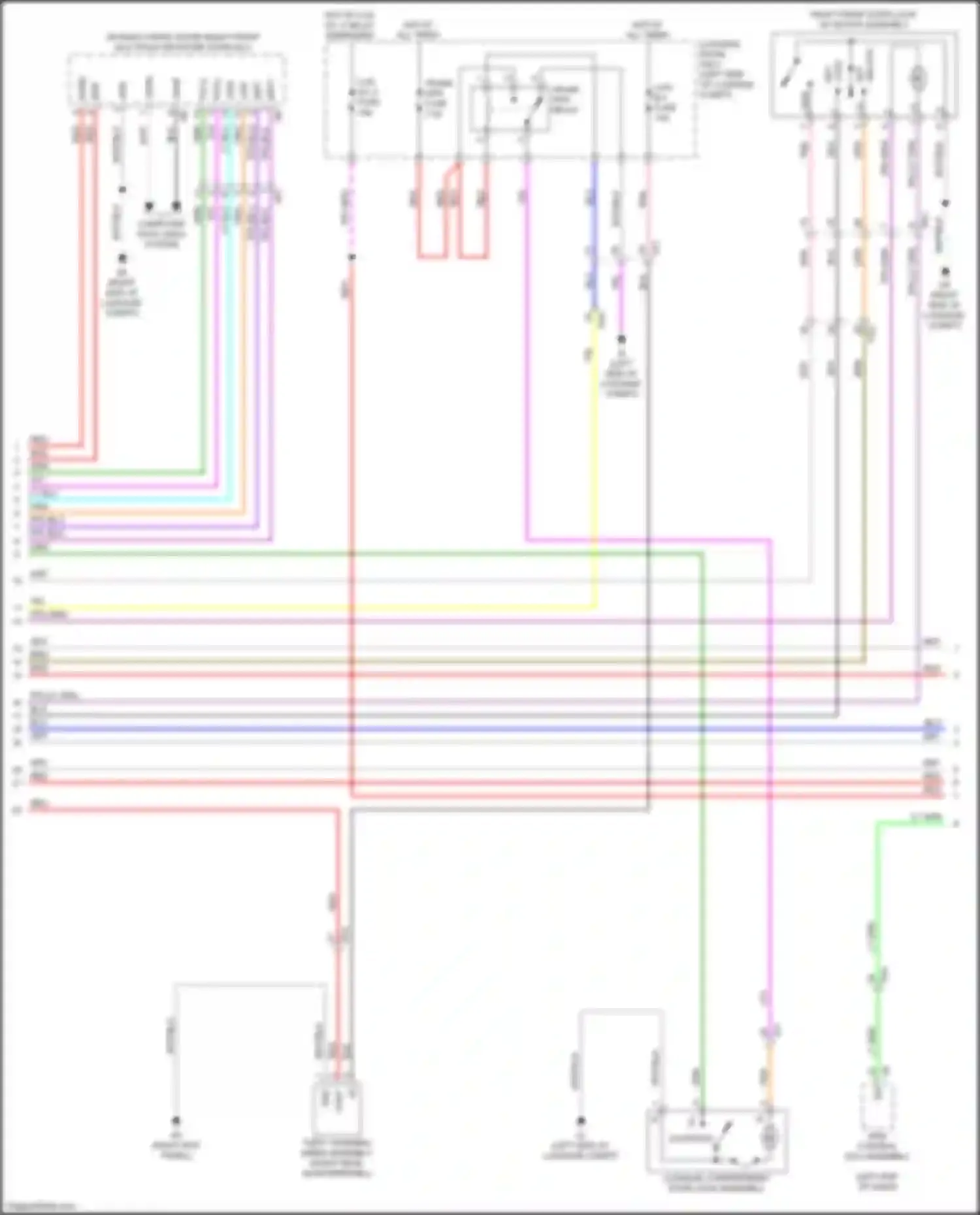 Wiring diagram lug- b 4 fuse for Lexus LC I (2016-2024) (1 of 3)