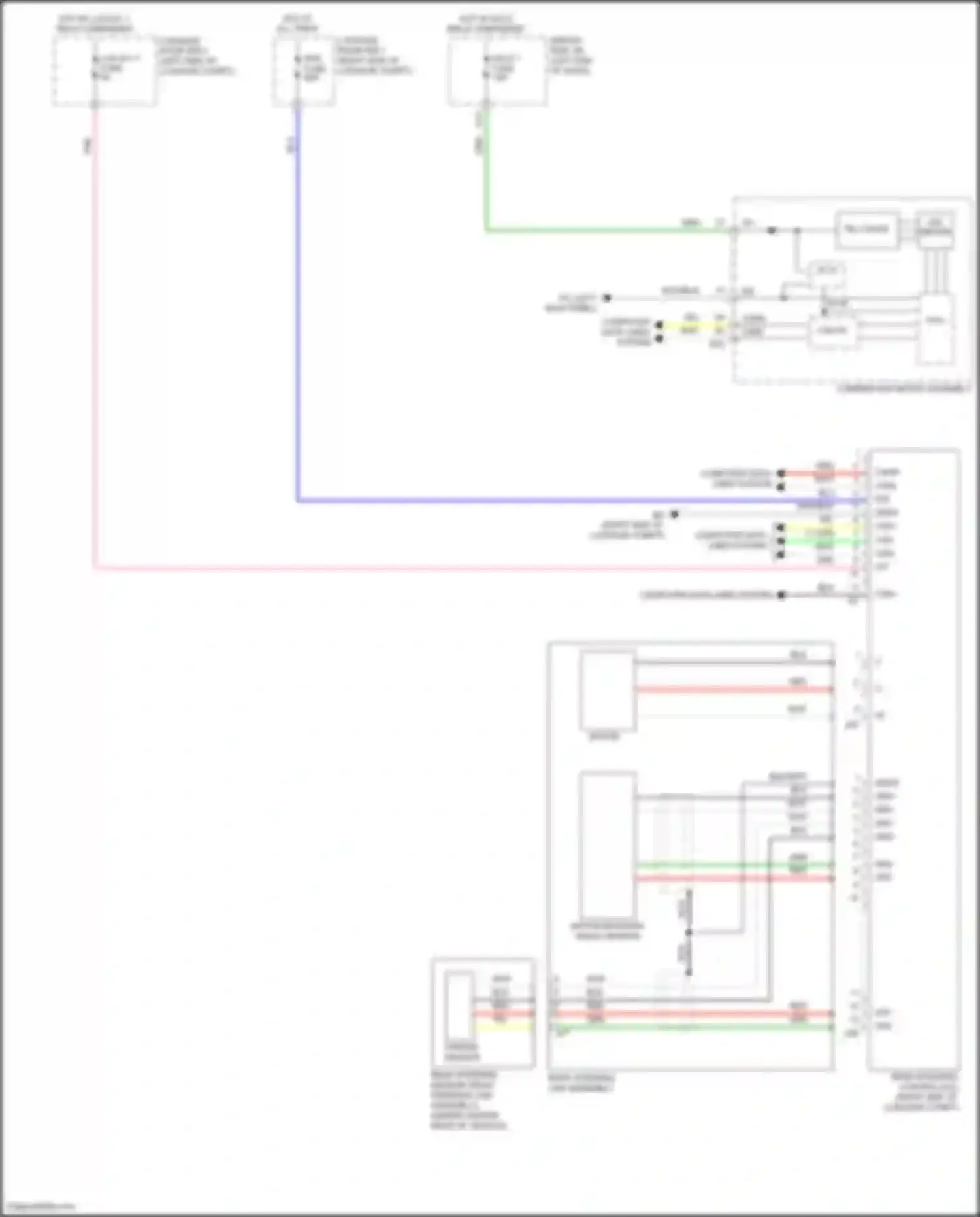Wiring diagram motor rotation angle sensor for Lexus LC I (2016-2024) (1 of 1)