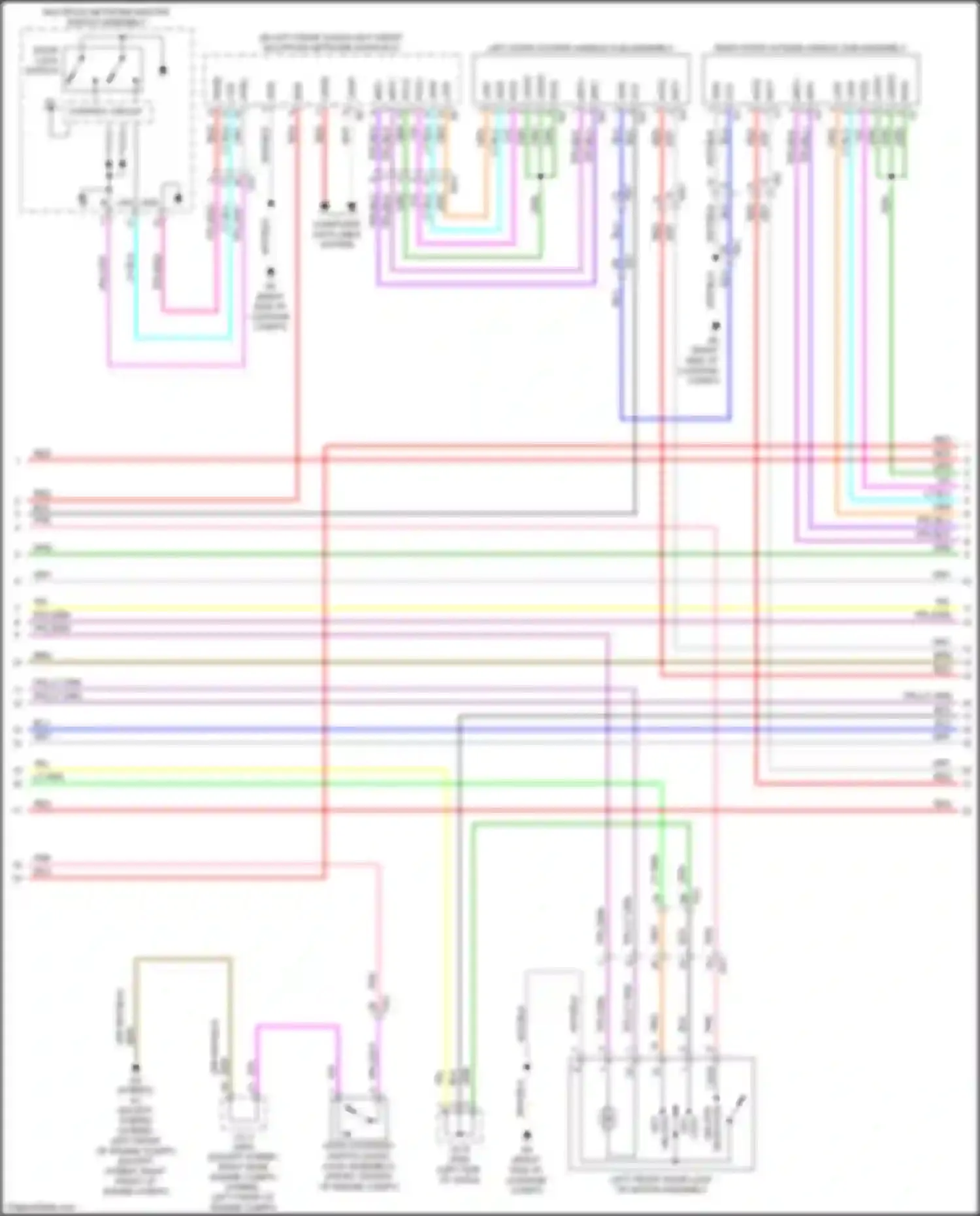 Wiring diagram mrt- for Lexus LC I (2016-2024) (1 of 4)