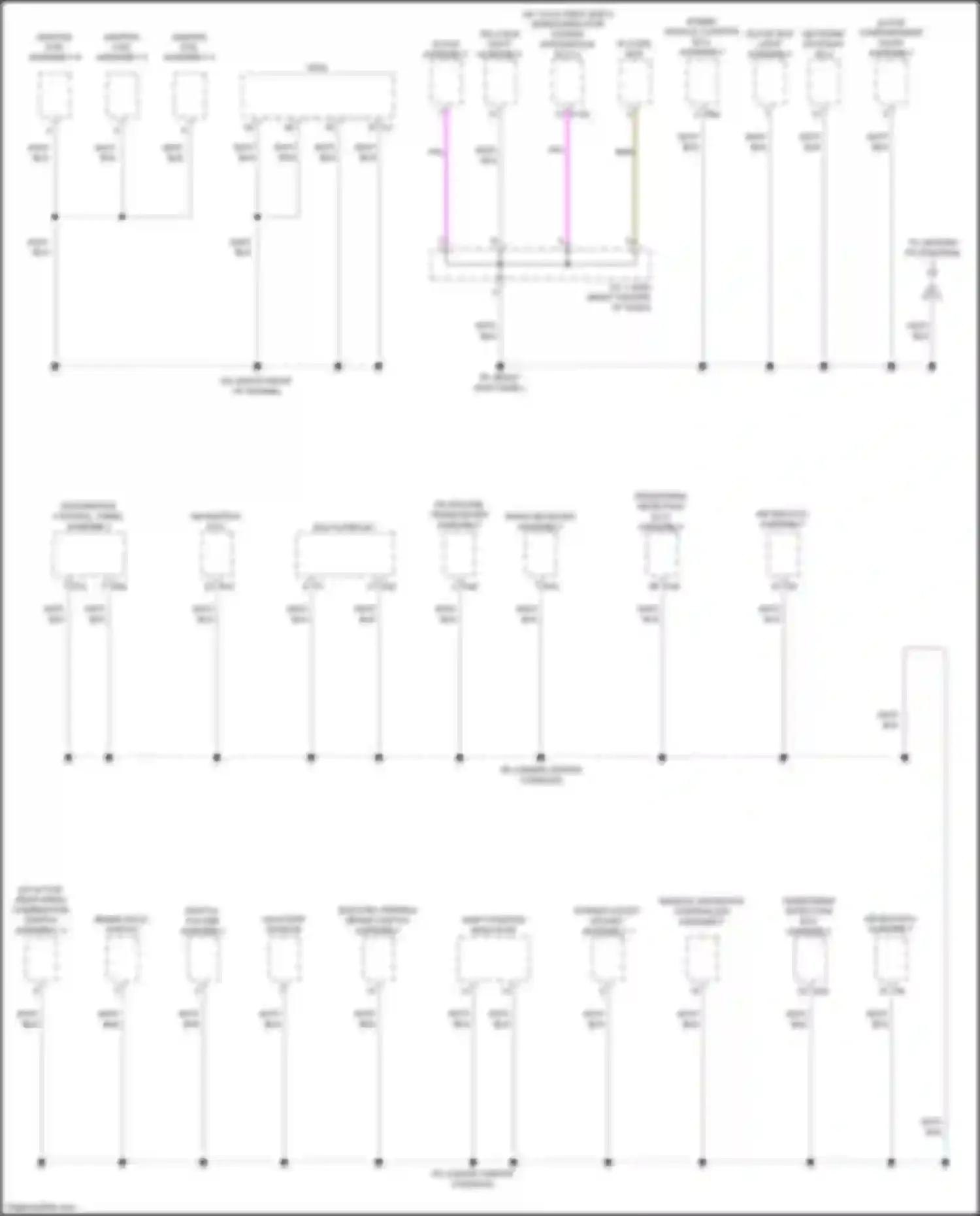 Wiring diagram multi-display for Lexus LC I (2016-2024) (7 of 10)