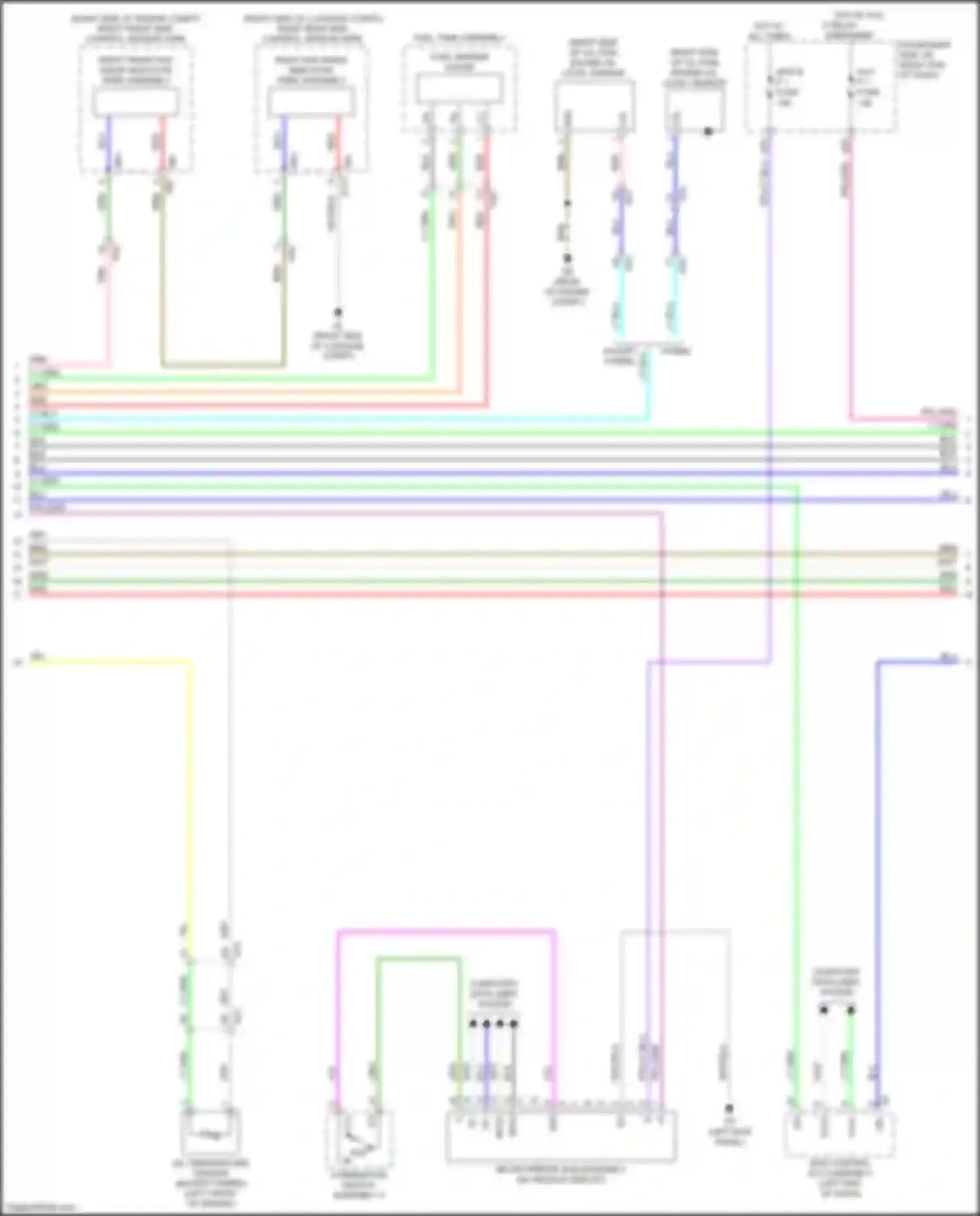 Wiring diagram oil temperature sensor for Lexus LC I (2016-2024) (1 of 1)