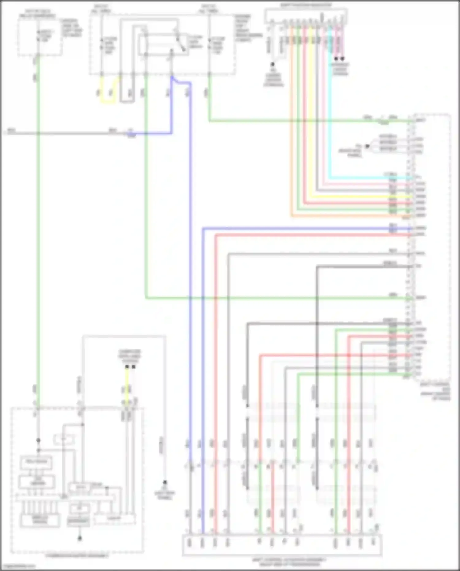 Wiring diagram p con mtr fuse for Lexus LC I (2016-2024) (4 of 4)