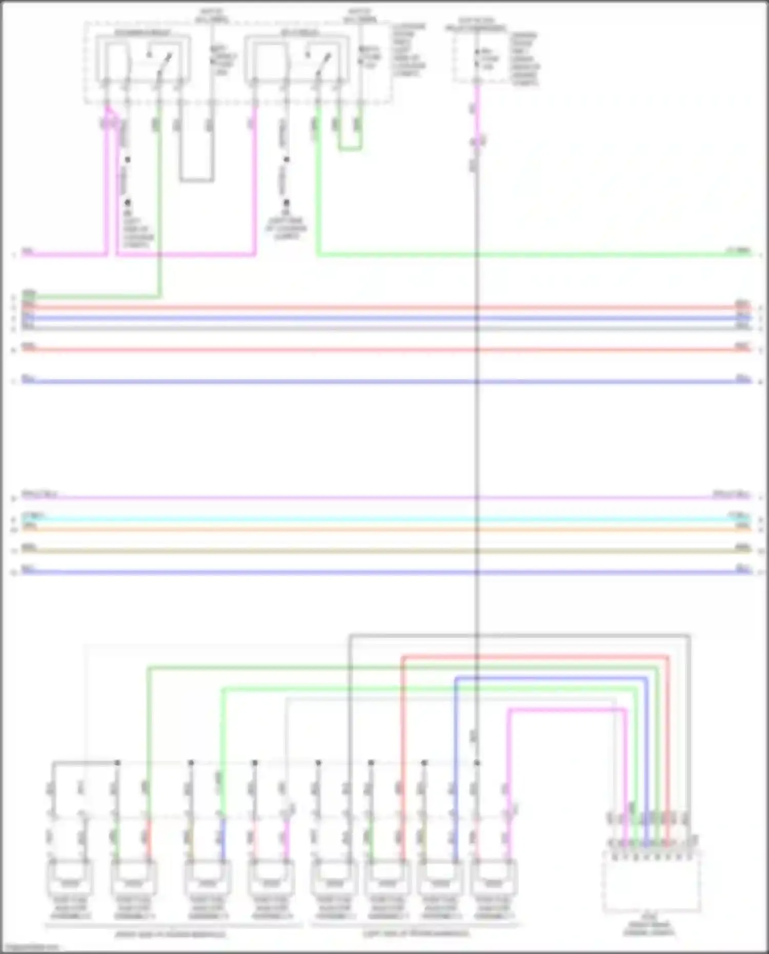 Wiring diagram port fuel injector assembly 5 for Lexus LC I (2016-2024) (1 of 1)
