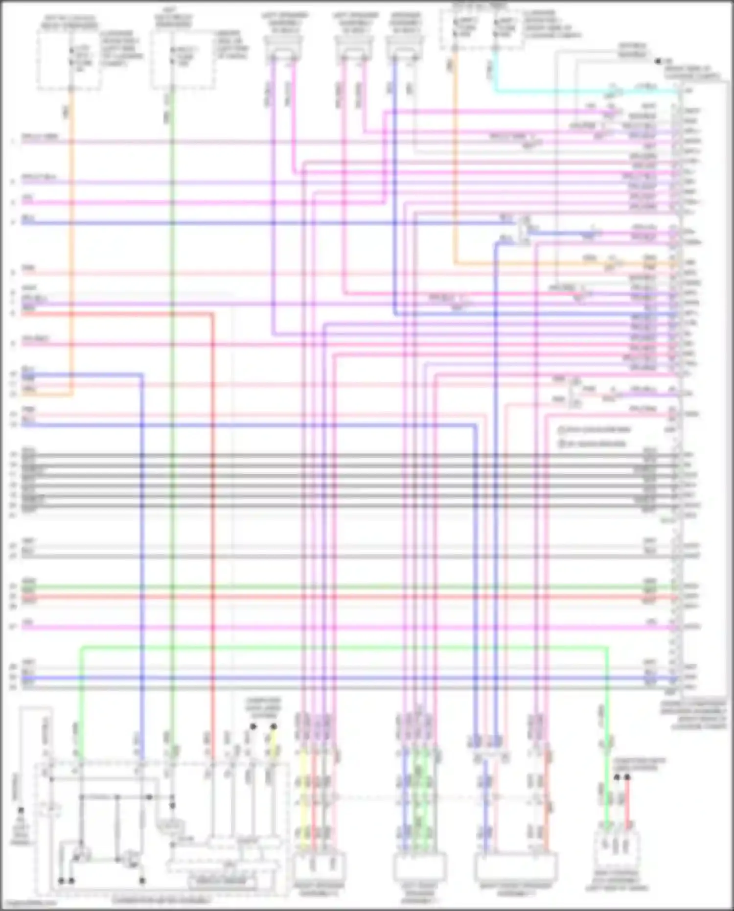 Wiring diagram ppl/vio for Lexus LC I (2016-2024) (9 of 24)