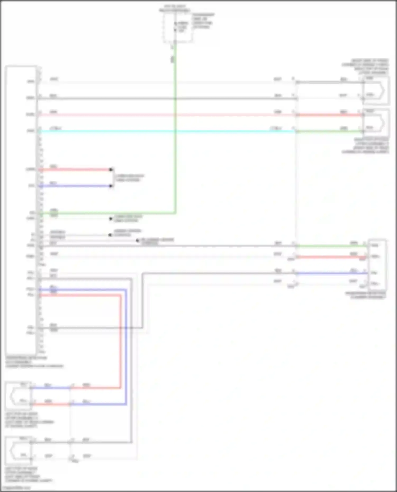 Wiring diagram right end of dash) for Lexus LC I (2016-2024) (37 of 51)