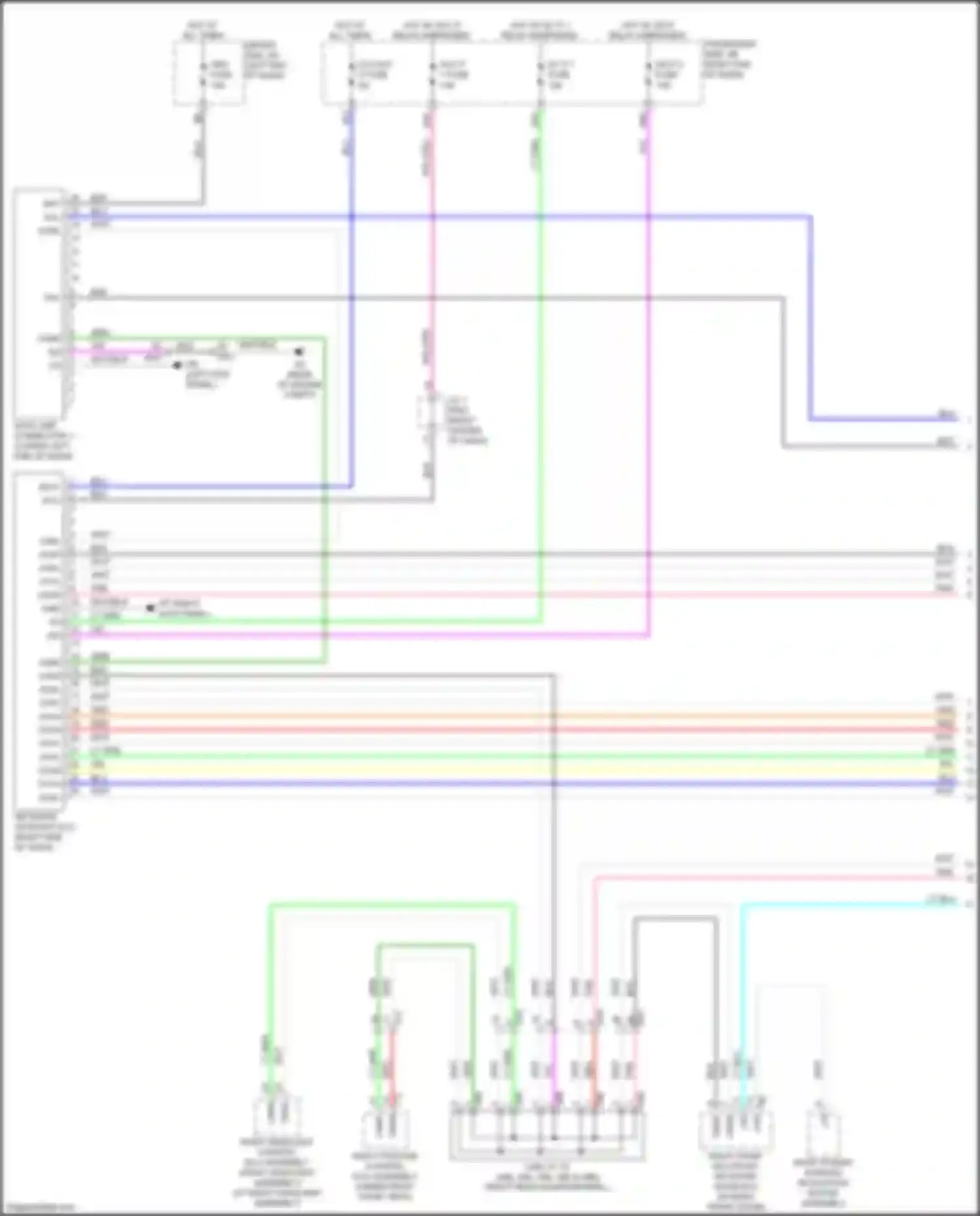 Wiring diagram right end of dash) for Lexus LC I (2016-2024) (41 of 51)