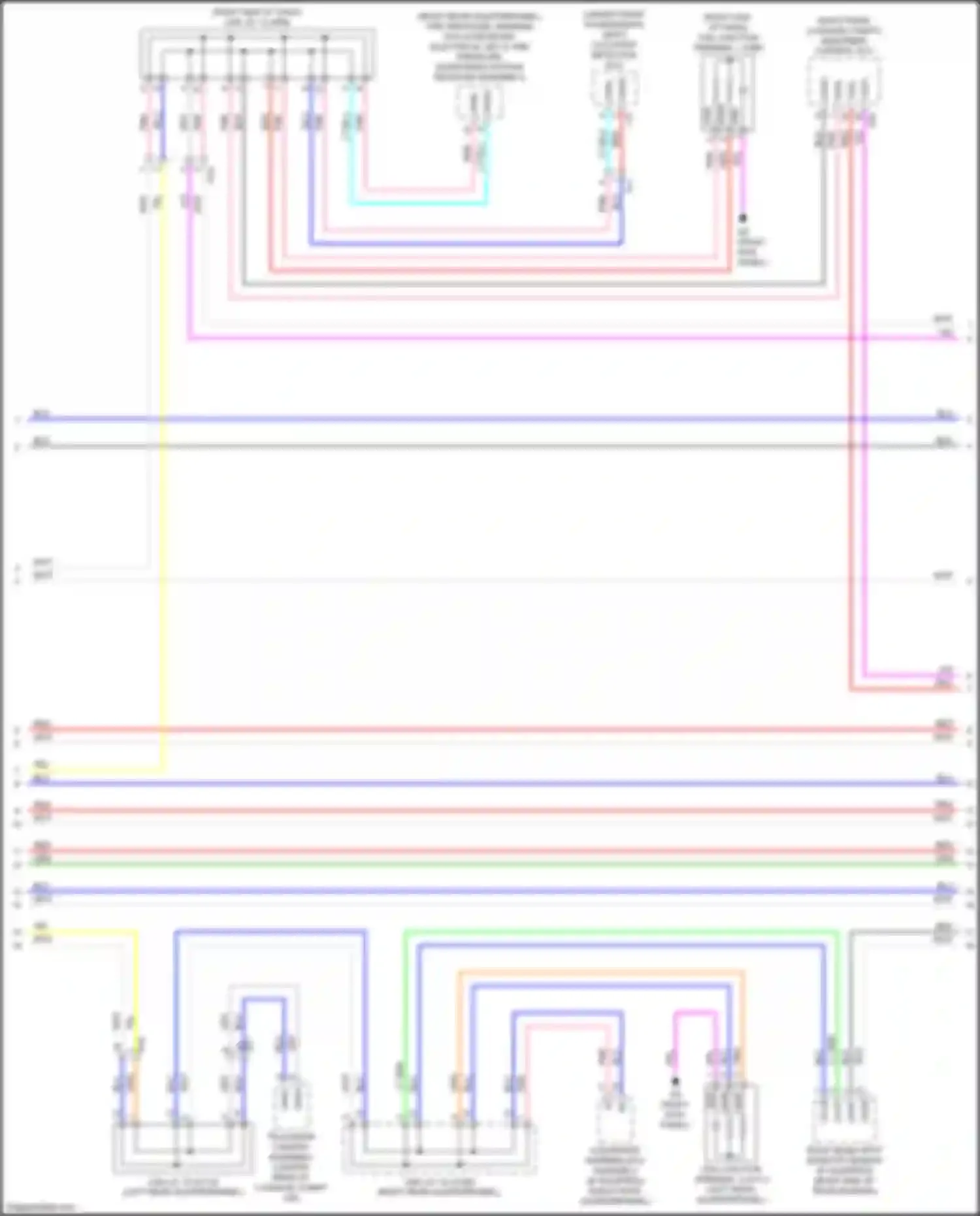 Wiring diagram right end of dash) for Lexus LC I (2016-2024) (42 of 51)