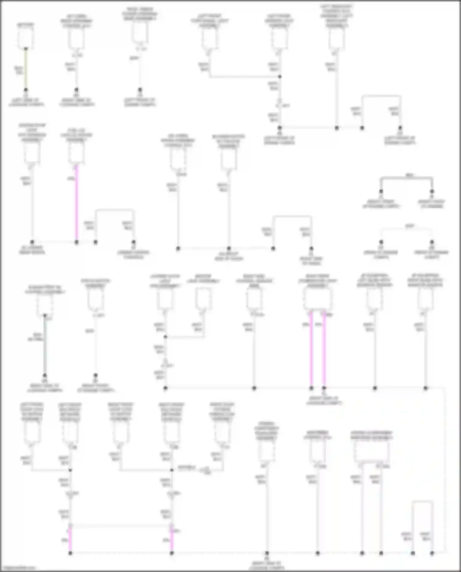 Wiring diagram right front door lock w/ motor assembly for Lexus LC I (2016-2024) (3 of 5)