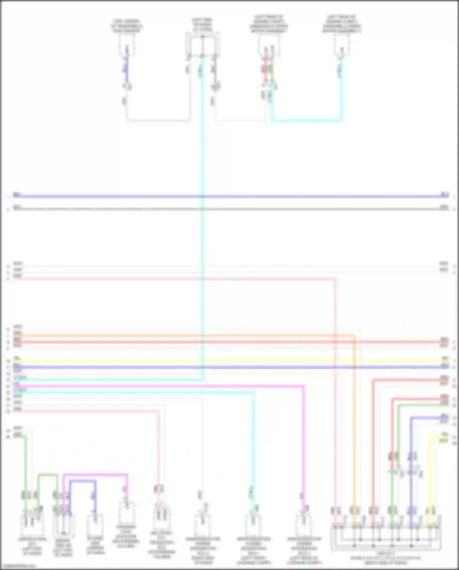 Wiring diagram semiconductor power integration ecu 1 for Lexus LC I (2016-2024) (4 of 9)