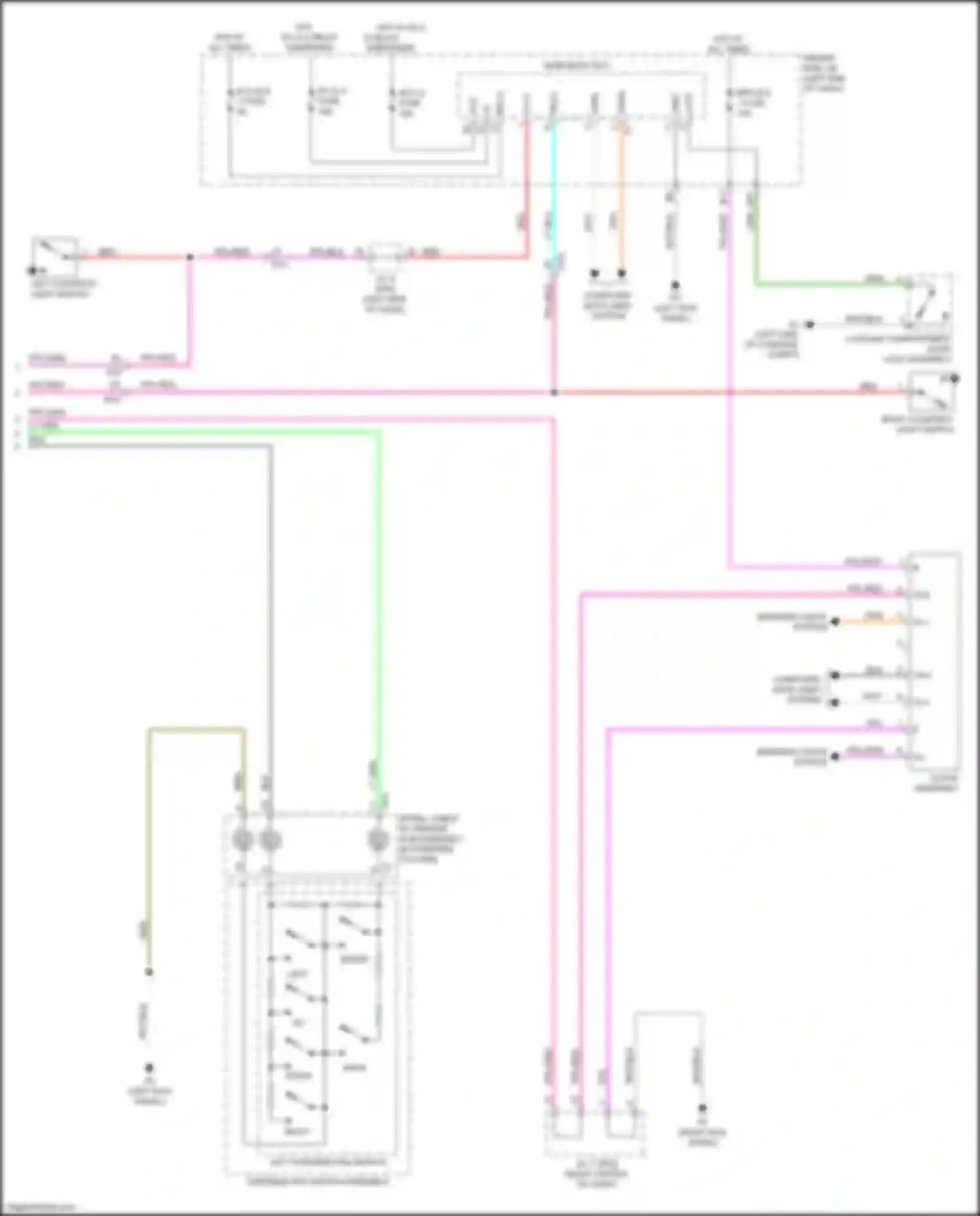 Wiring diagram spiral cable w/ sensor sub-assembly for Lexus LC I (2016-2024) (5 of 19)