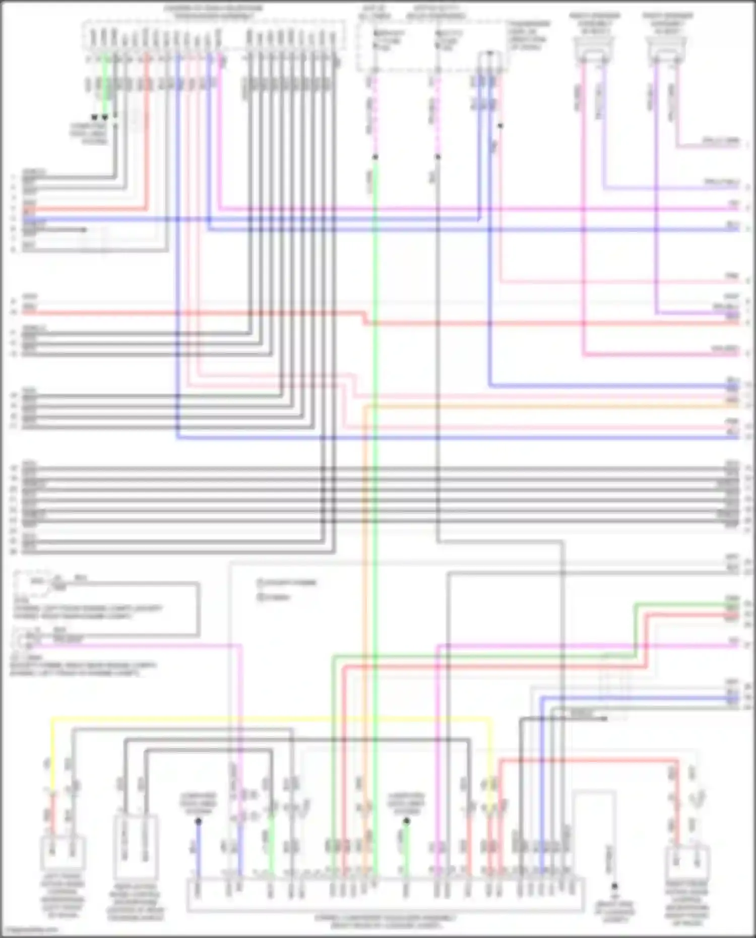 Wiring diagram spo- for Lexus LC I (2016-2024) (1 of 3)