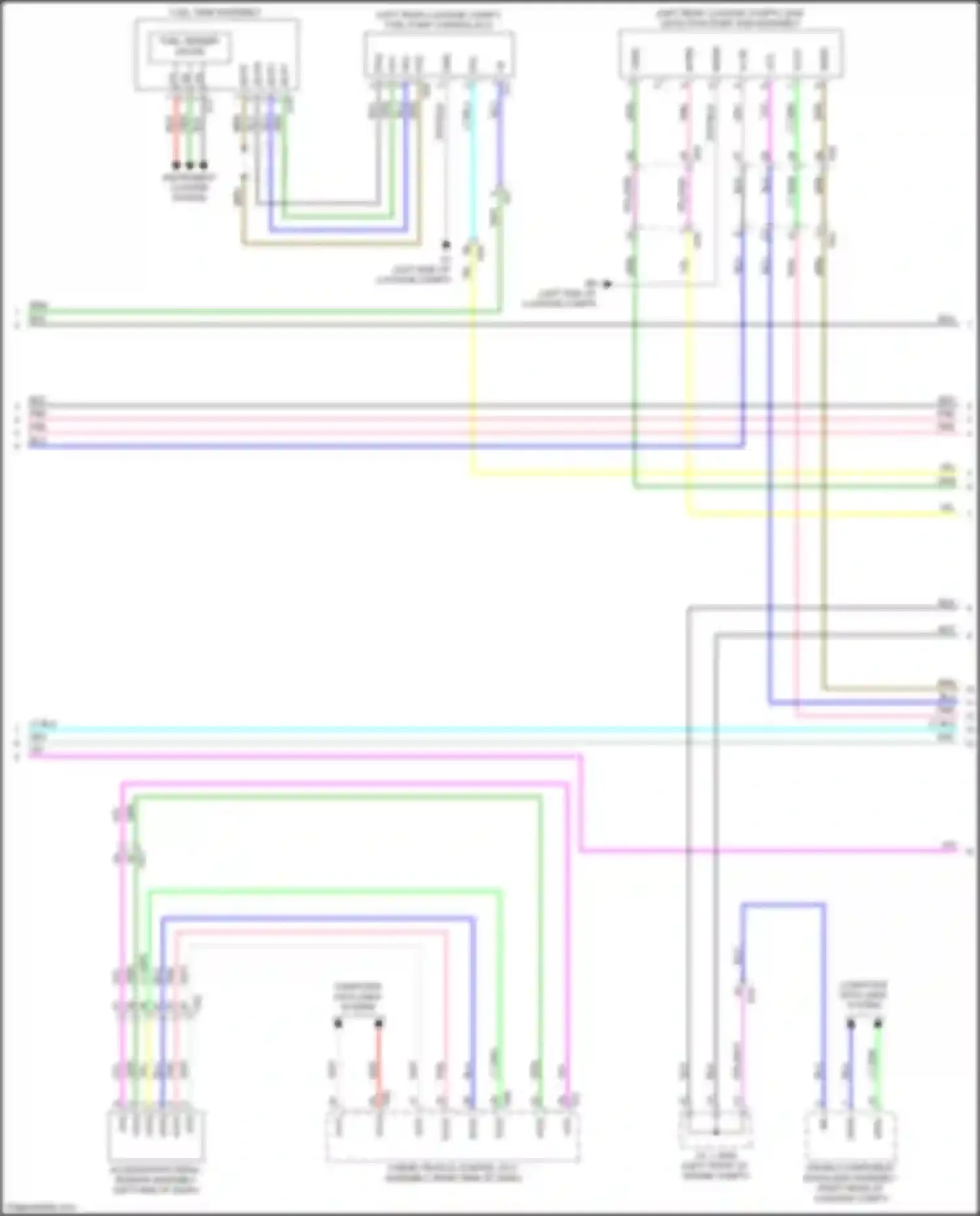 Wiring diagram stereo component equalizer assembly for Lexus LC I (2016-2024) (7 of 7)