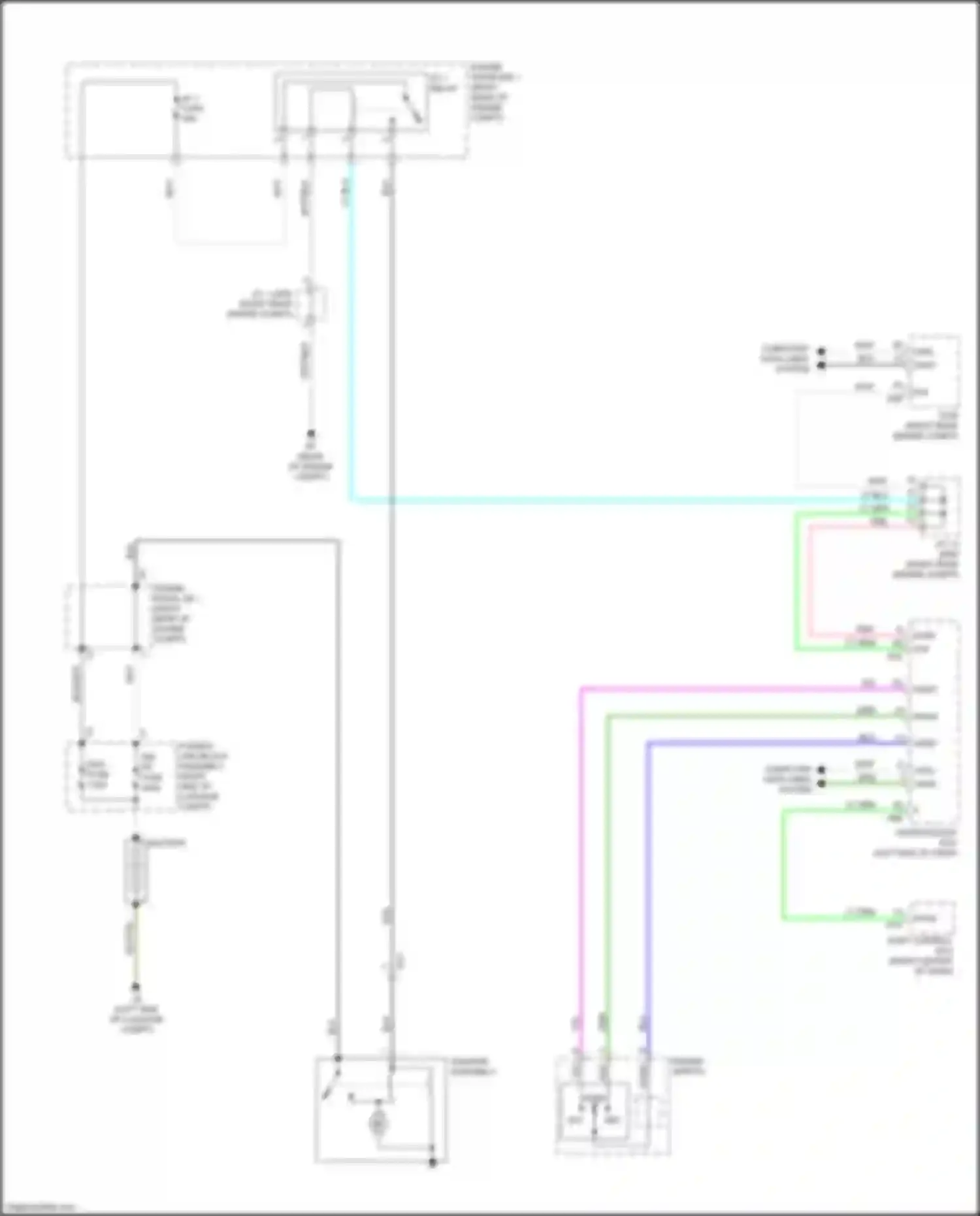 Wiring diagram wht/blk for Lexus LC I (2016-2024) (65 of 147)