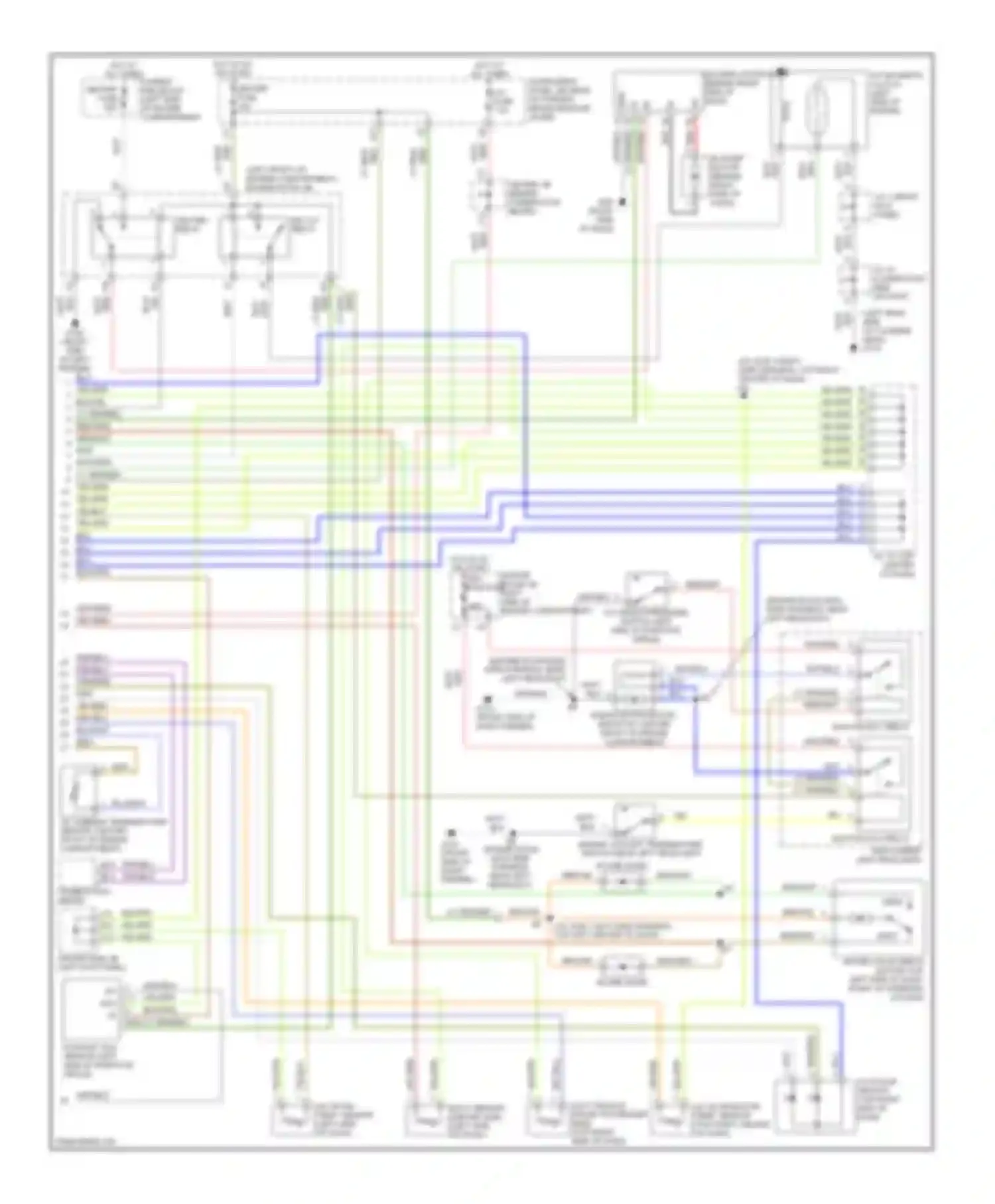 LS Lexus II (1994-2000): Air conditioning circuits (2 of 2)