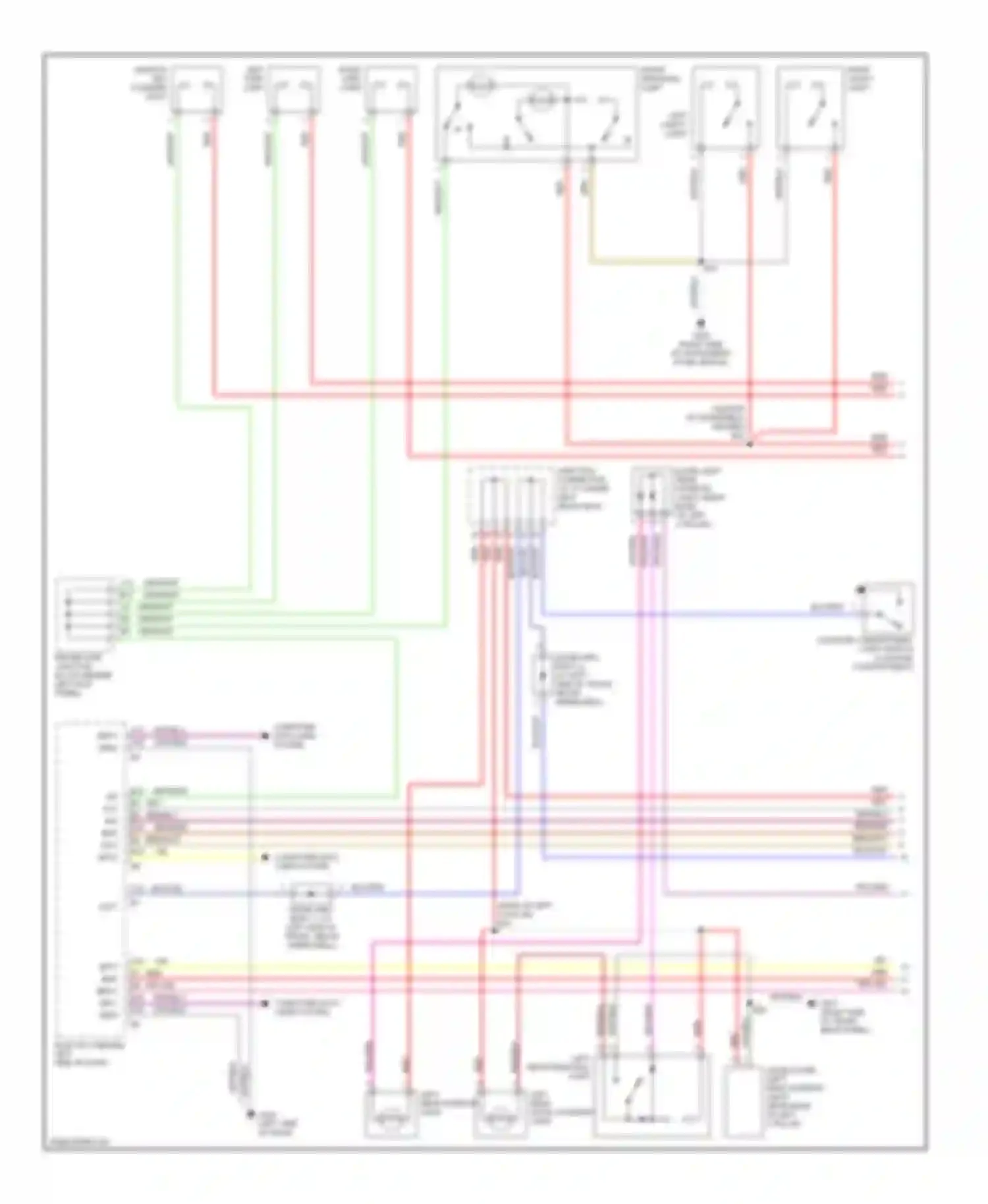 LS Lexus II (1994-2000): Courtesy lamps circuit (1 of 3)