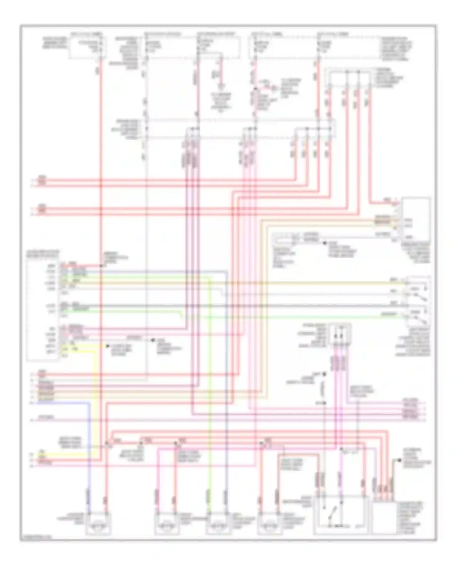 LS Lexus II (1994-2000): Courtesy lamps circuit (2 of 3)