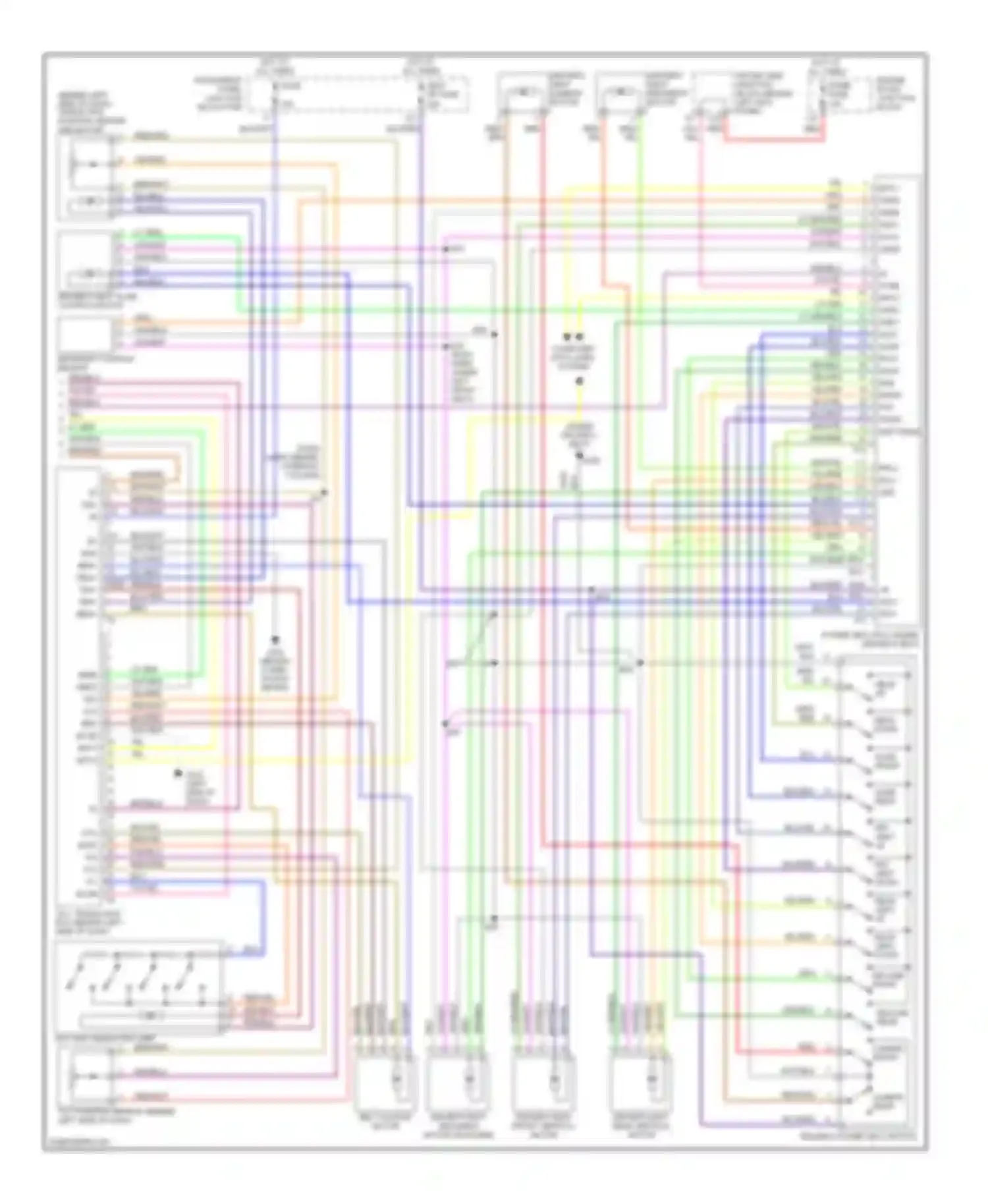 LS Lexus II (1994-2000): Memory system circuits (2 of 2)