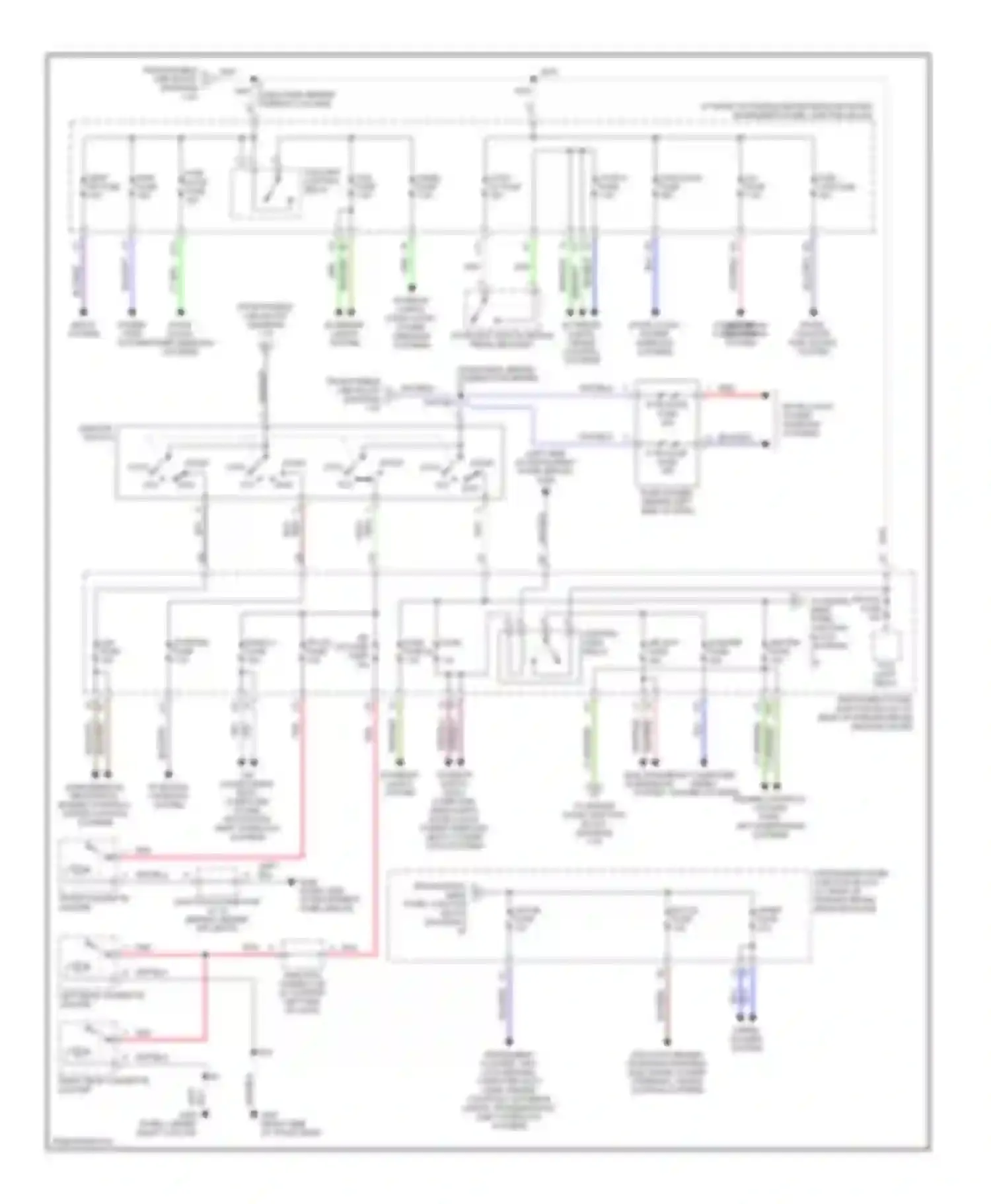 LS Lexus II (1994-2000): Power distribution circuit (2 of 2)