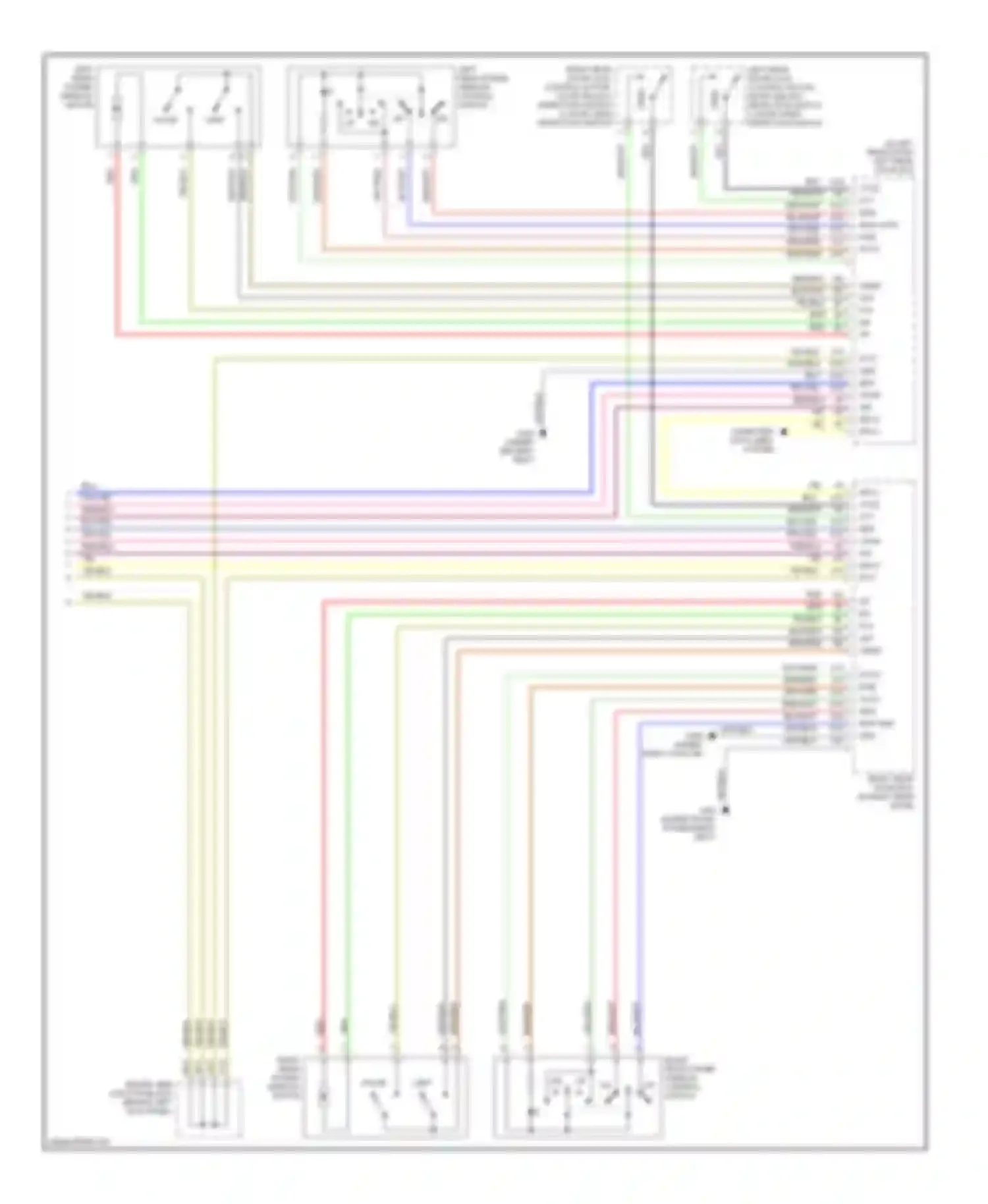 LS Lexus II (1994-2000): Power window circuit (3 of 3)