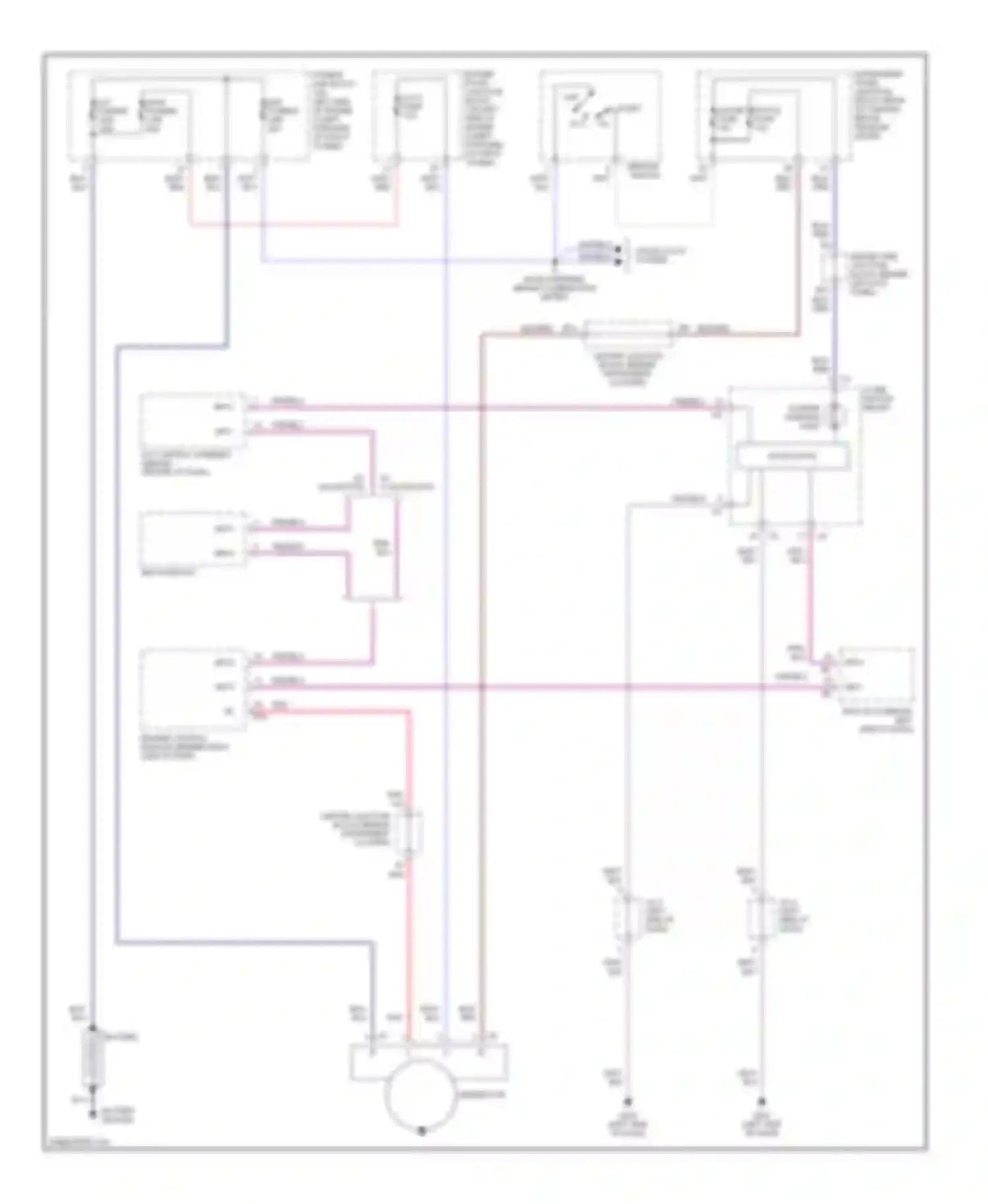 LS Lexus II (1994-2000): Charging circuit