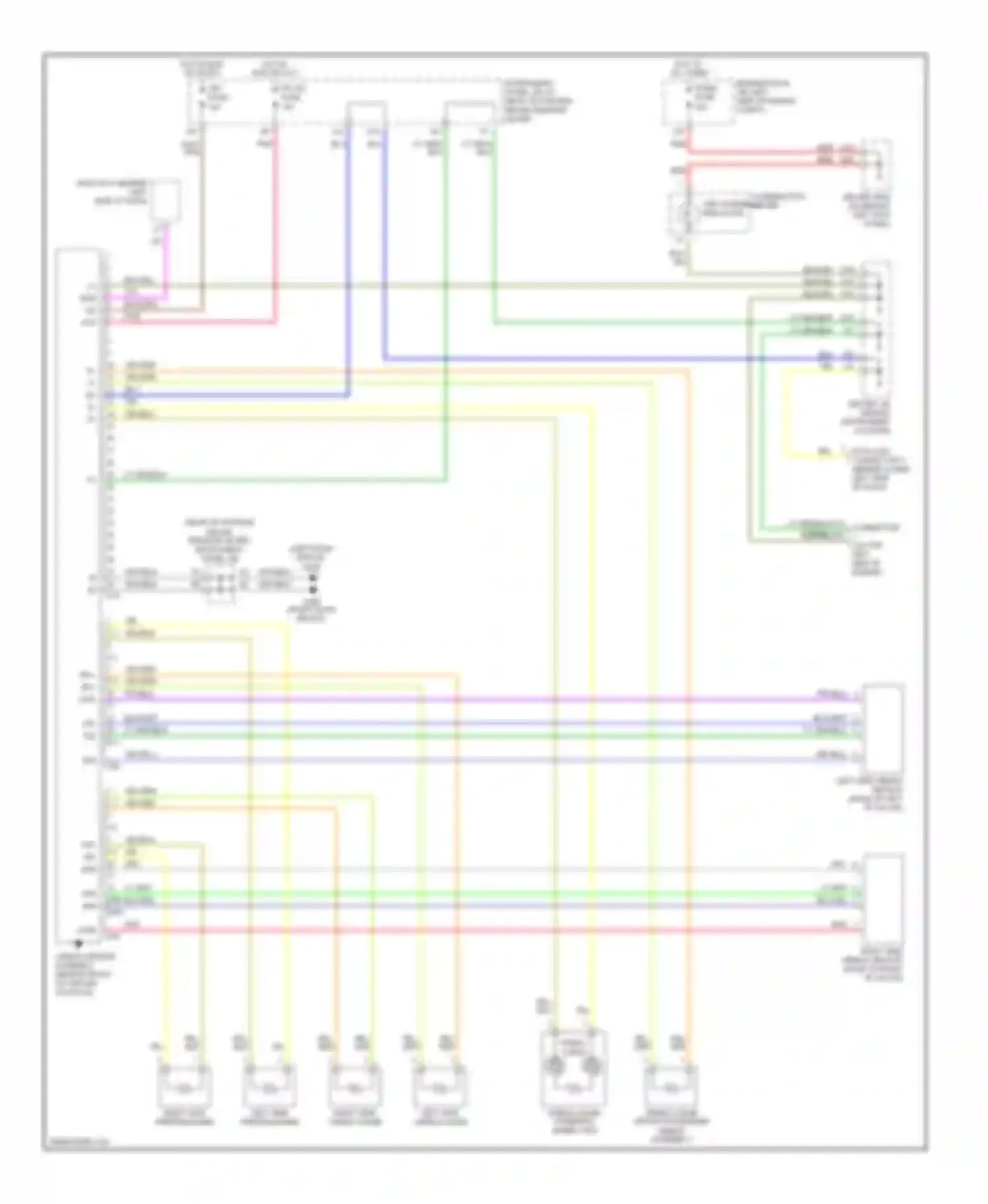 LS Lexus II (1994-2000): Supplemental restraint circuit