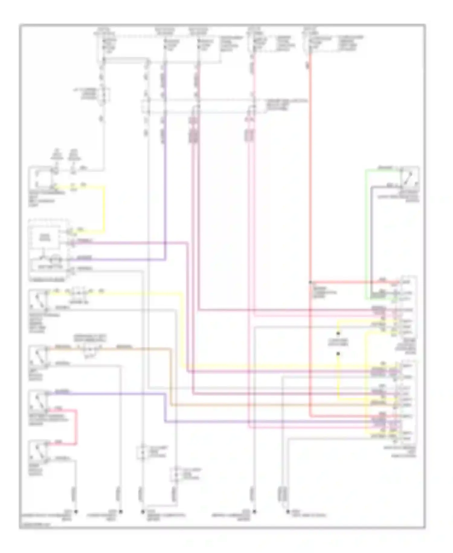 LS Lexus II (1994-2000): Warning system circuits