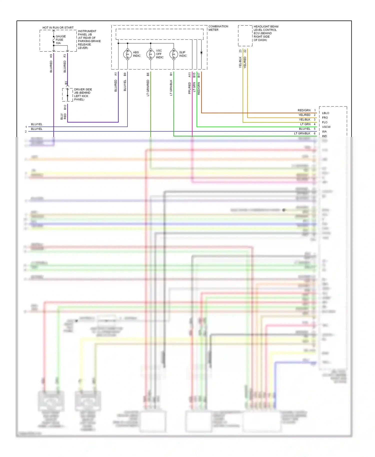 Lexus LS II (1994-2000) blk wiring diagram  (3 of 51)