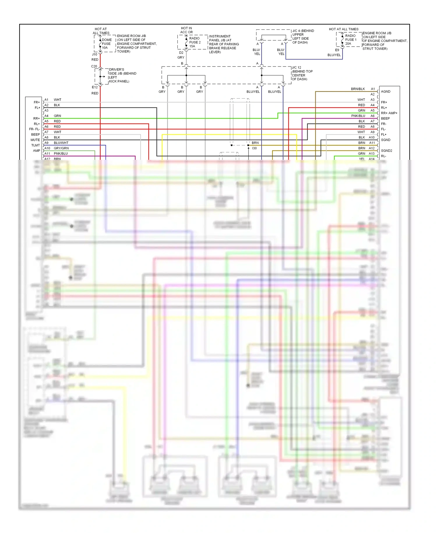 Lexus LS II (1994-2000) grn wiring diagram  (37 of 42)