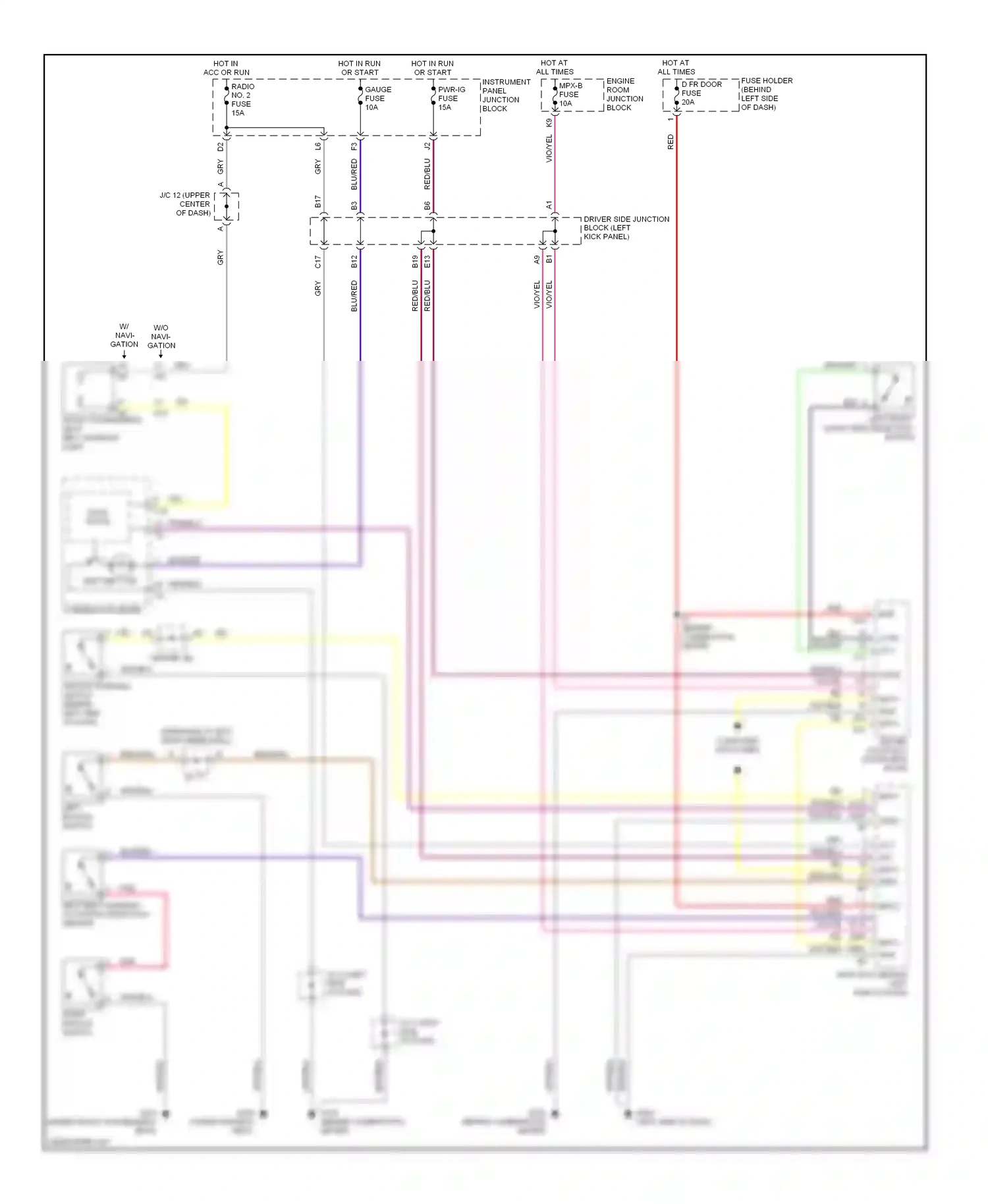 Lexus LS II (1994-2000) red wiring diagram  (47 of 47)