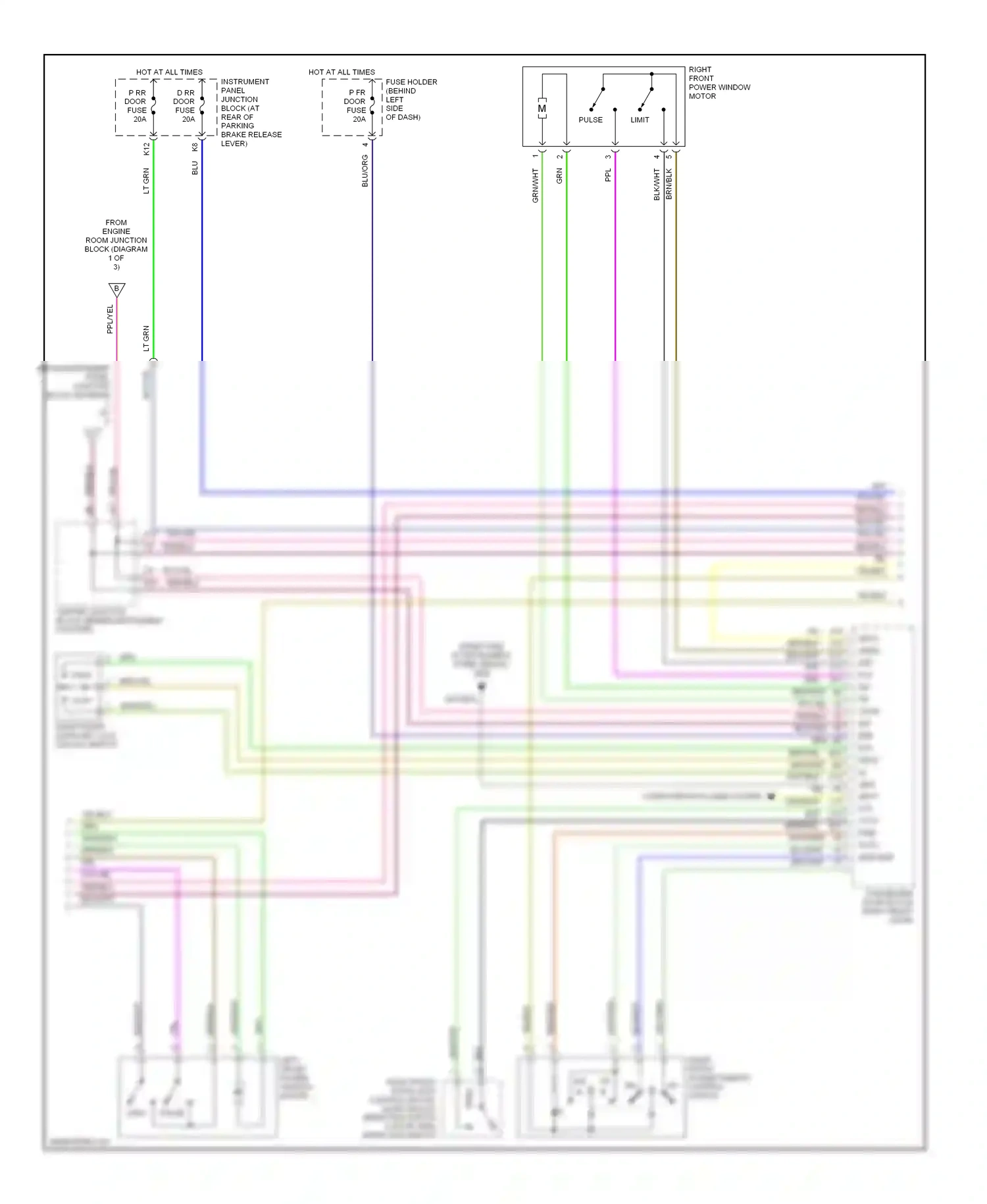 Lexus LS II (1994-2000) red/blu wiring diagram  (27 of 30)