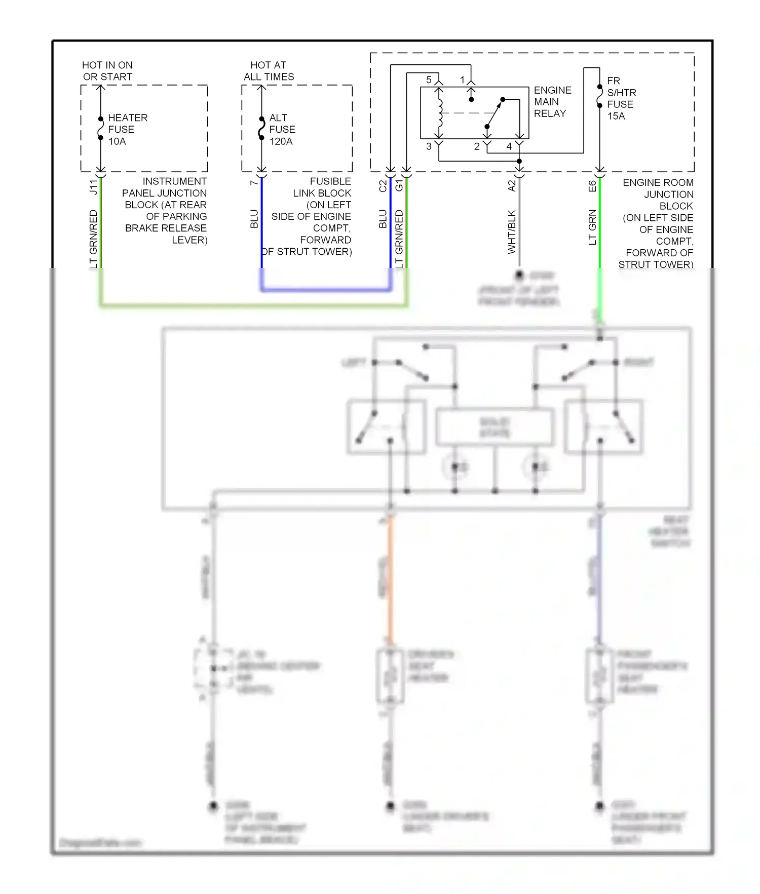 Lexus LS II (1994-2000) solid state wiring diagram  (3 of 5)