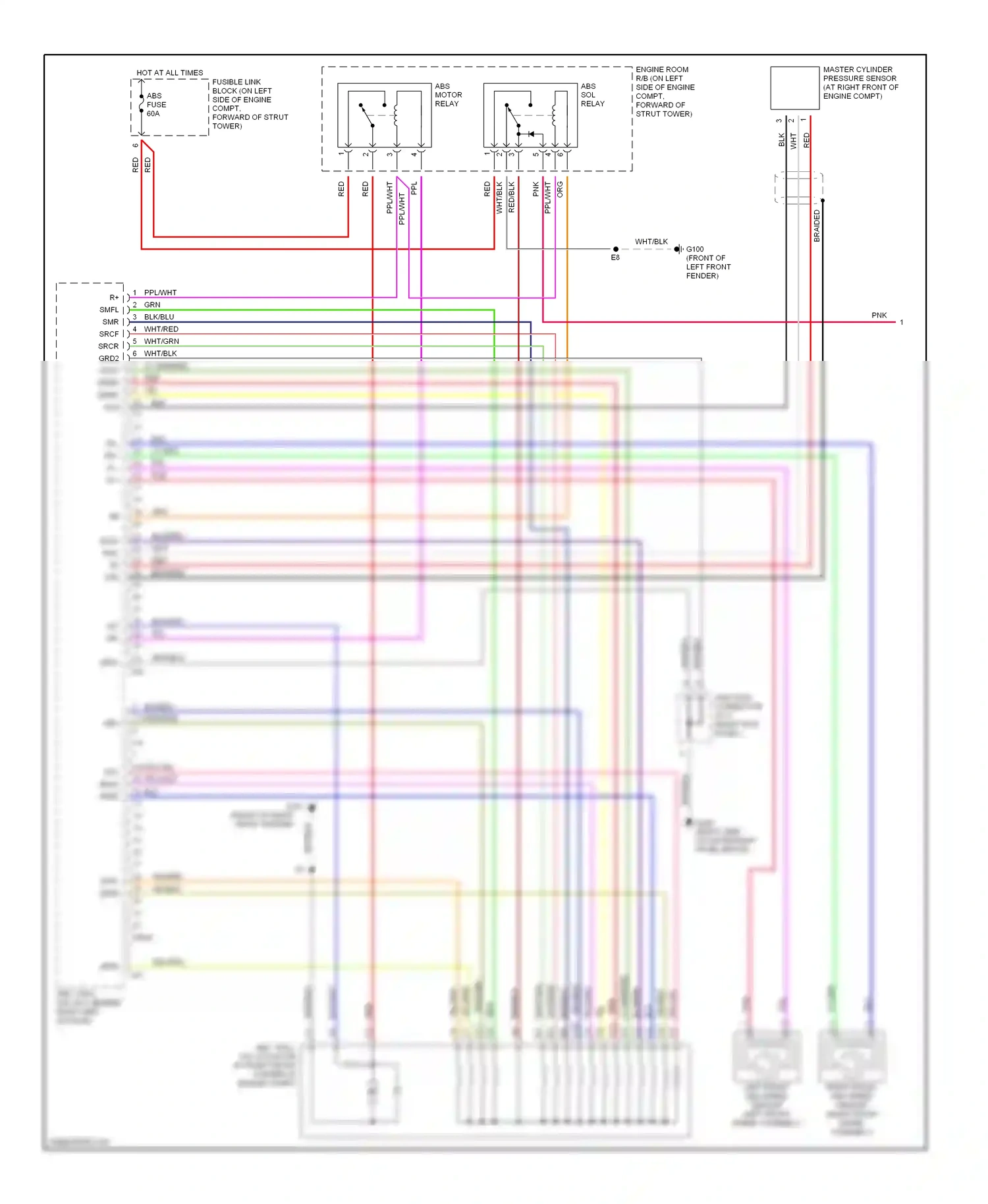 Lexus LS II (1994-2000) spfr wiring diagram  (1 of 1)