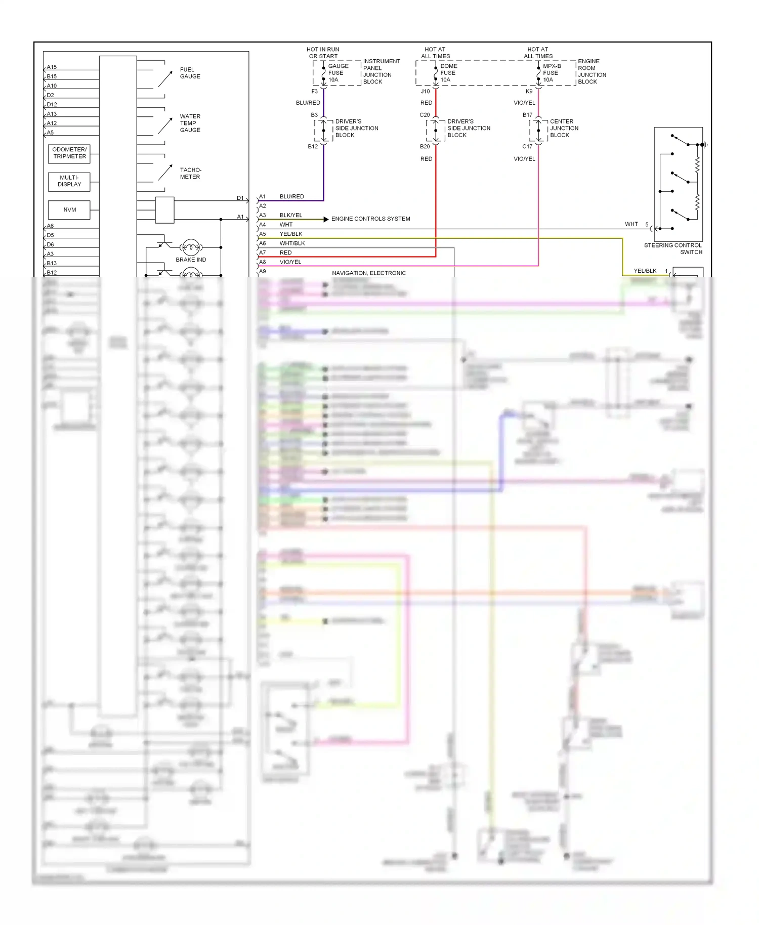 Lexus LS II (1994-2000) vio wiring diagram  (9 of 18)