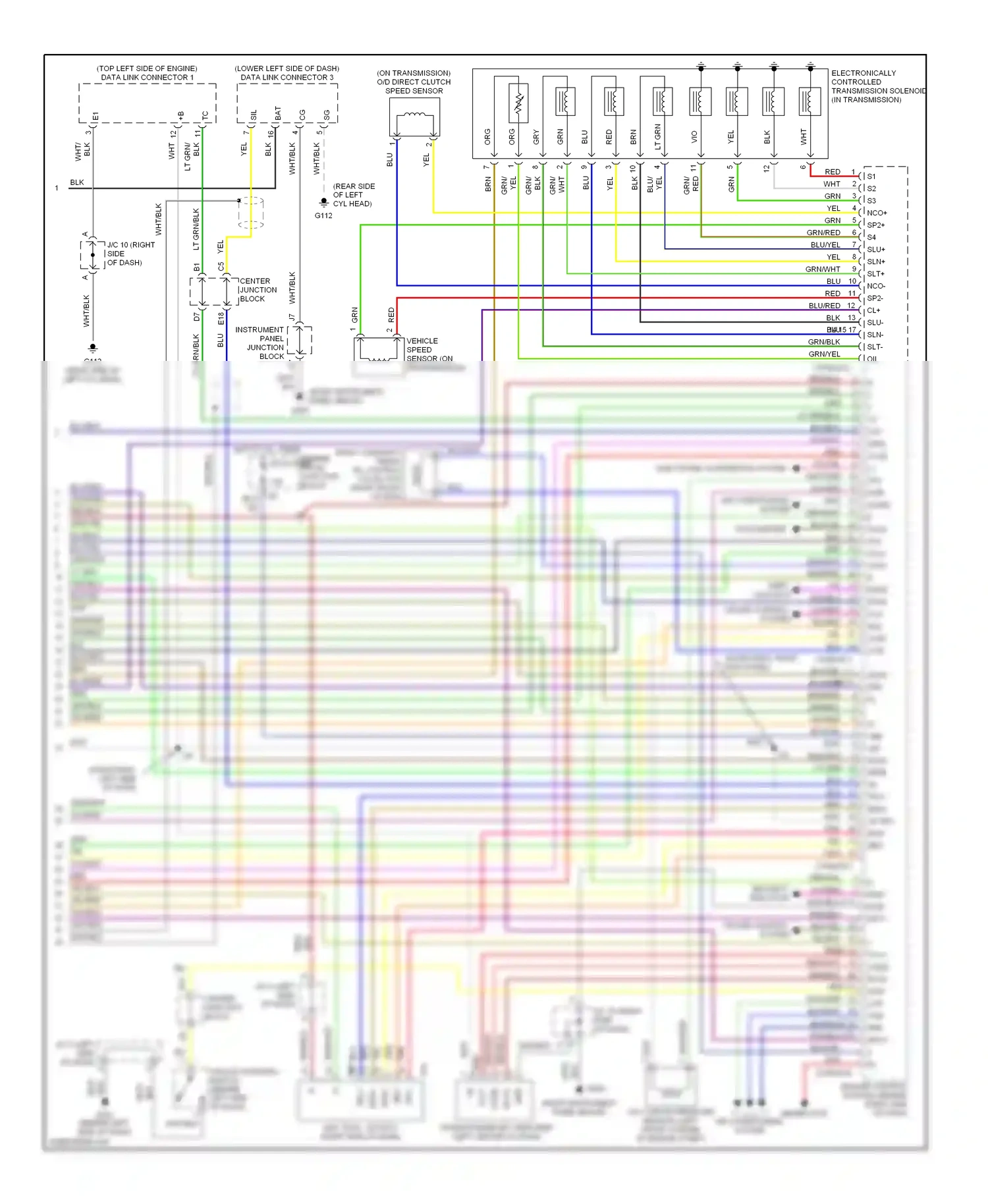 Lexus LS II (1994-2000) vio wiring diagram  (10 of 18)