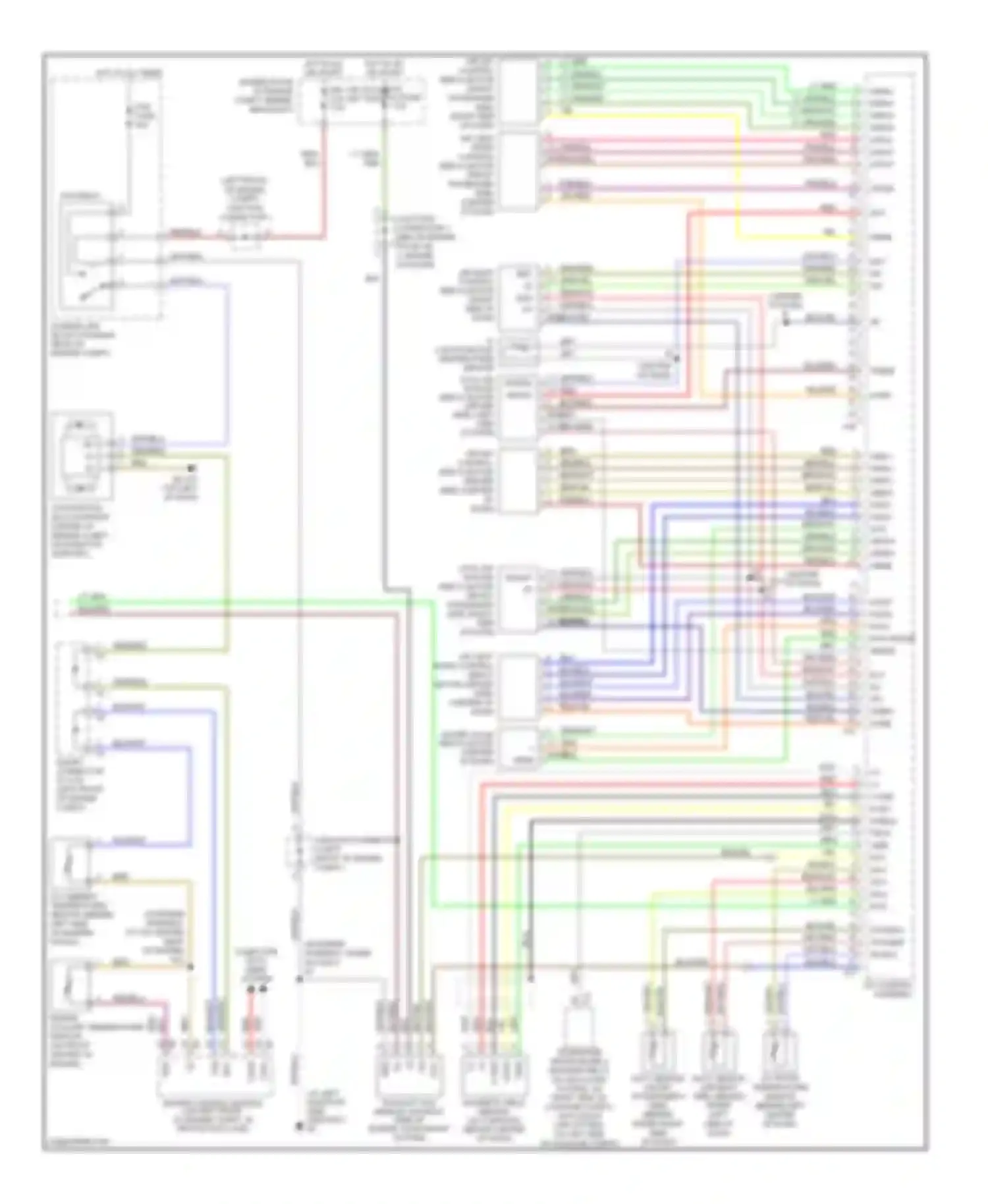 LS Lexus III facelift (2003-2006): Automatic a/c circuit, front (2 of 2)