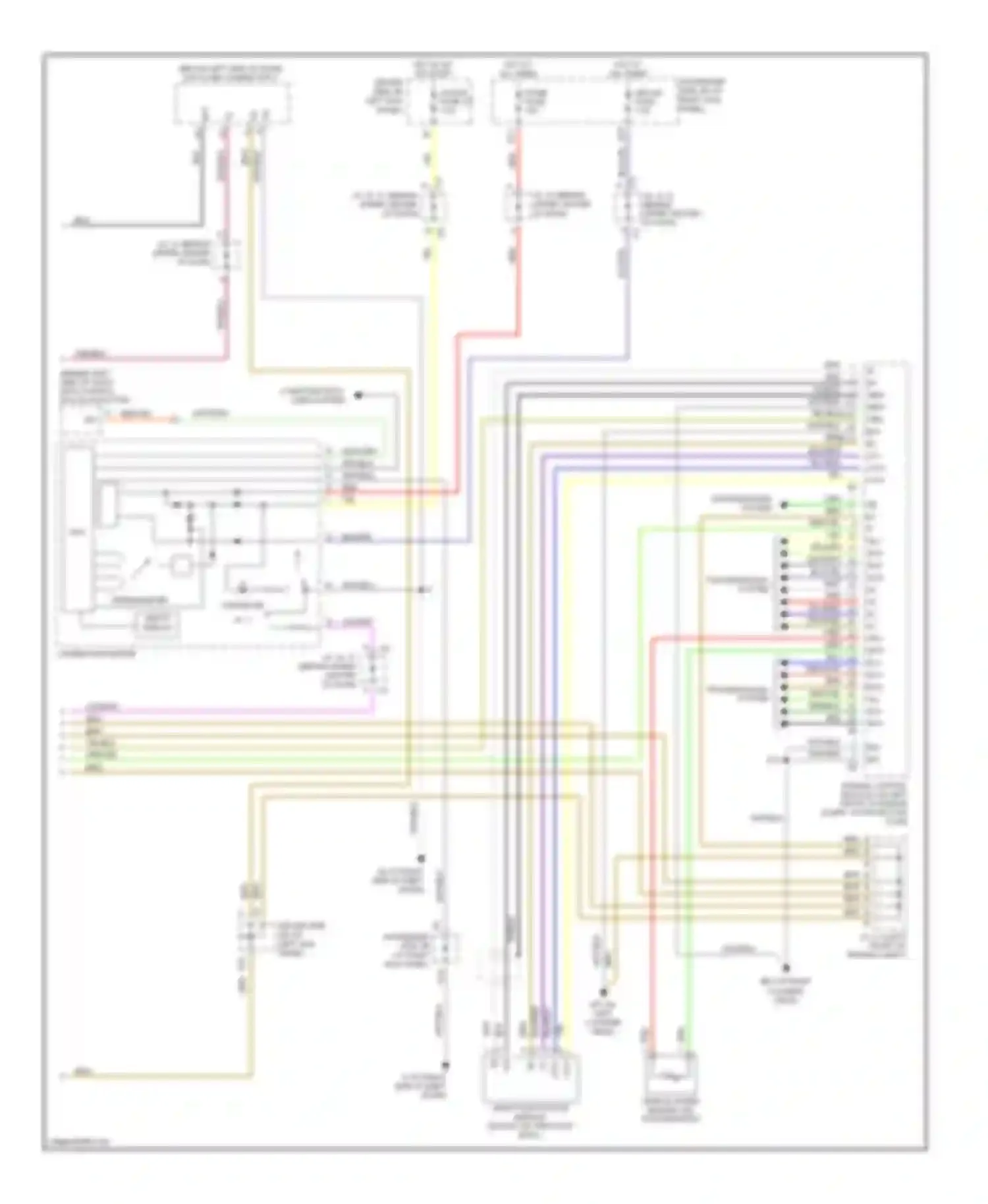 LS Lexus III facelift (2003-2006): Cruise control circuit, with dynamic laser controls (2 of 2)