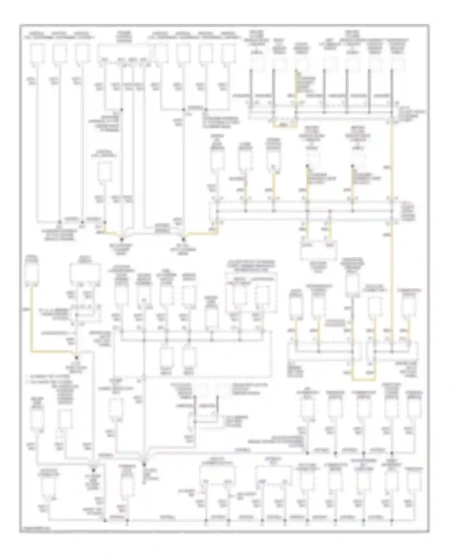LS Lexus III facelift (2003-2006): Ground distribution circuit (2 of 5)